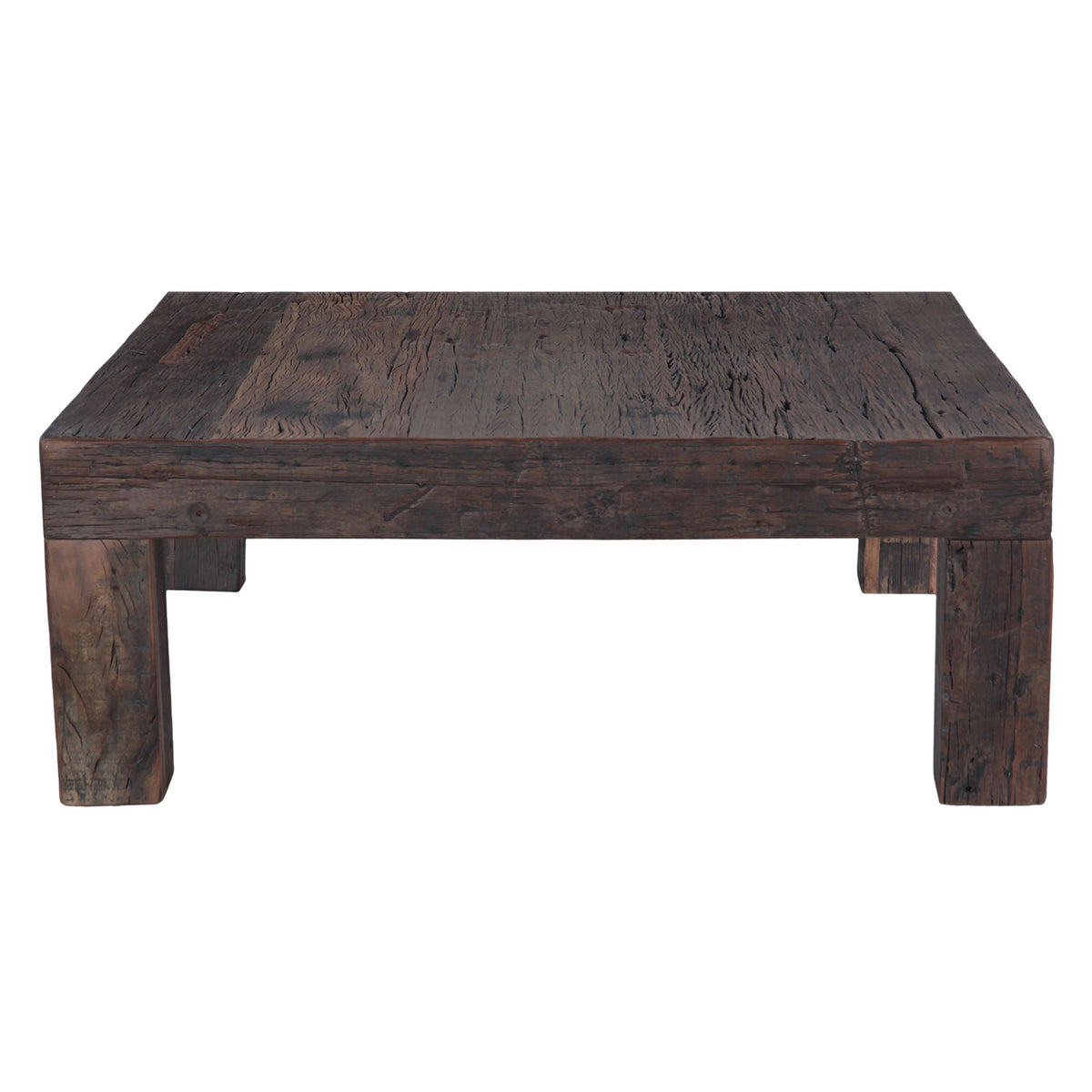 Hacienda 48" Square Coffee Table in Reclaimed Hardwood - image 3