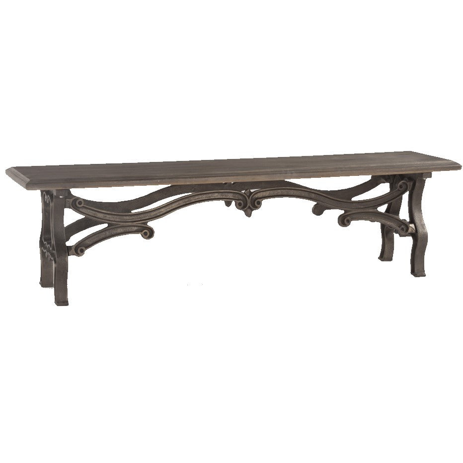 Hobbs Dutch Industrial Iron & Wood Dining Bench