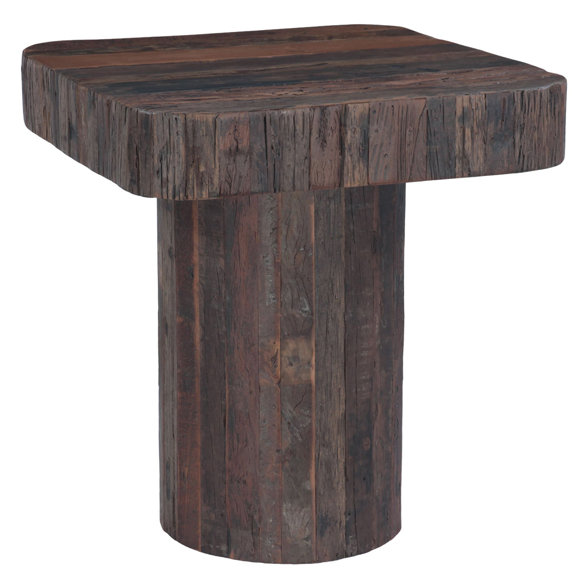Hickory 26" Side Table in Reclaimed Wood - image 2