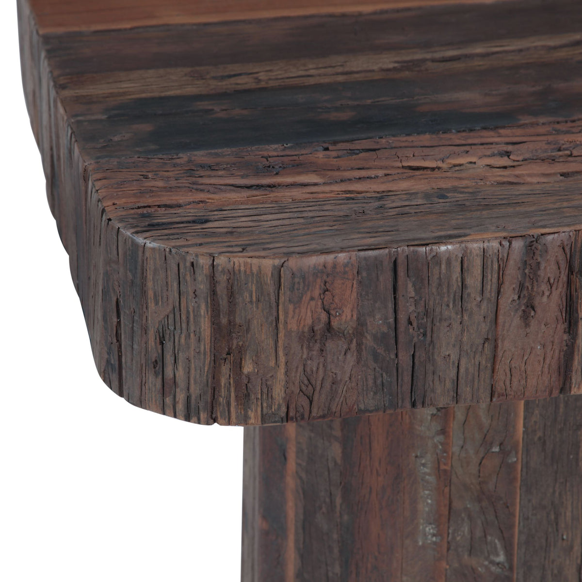 Hickory 26" Side Table in Reclaimed Wood - image 3