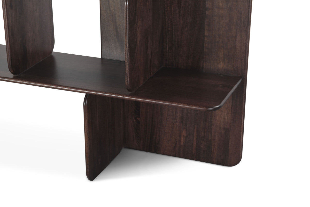 Hunter 48" Bookshelves in Dark Sienna