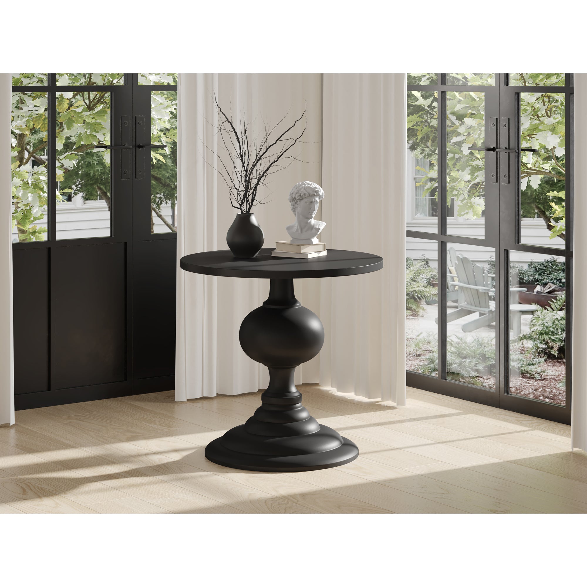 Lexie Dining Table Black by Moe's Home Collection - view 3