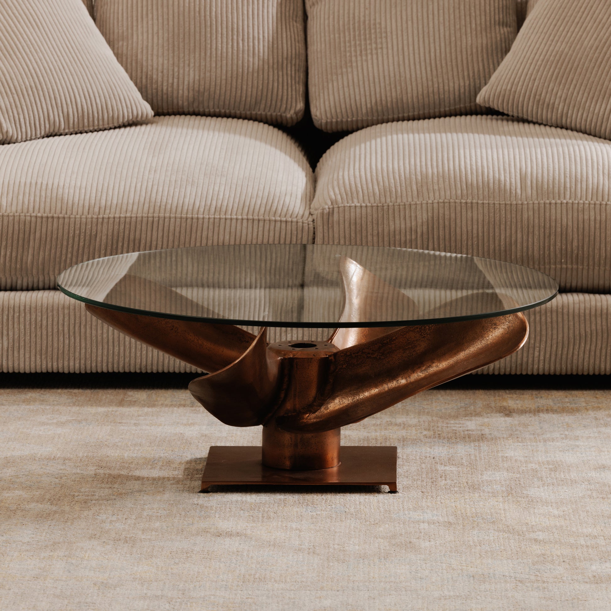 Archimedes Coffee Table Copper by Moe's Home Collection - view 2