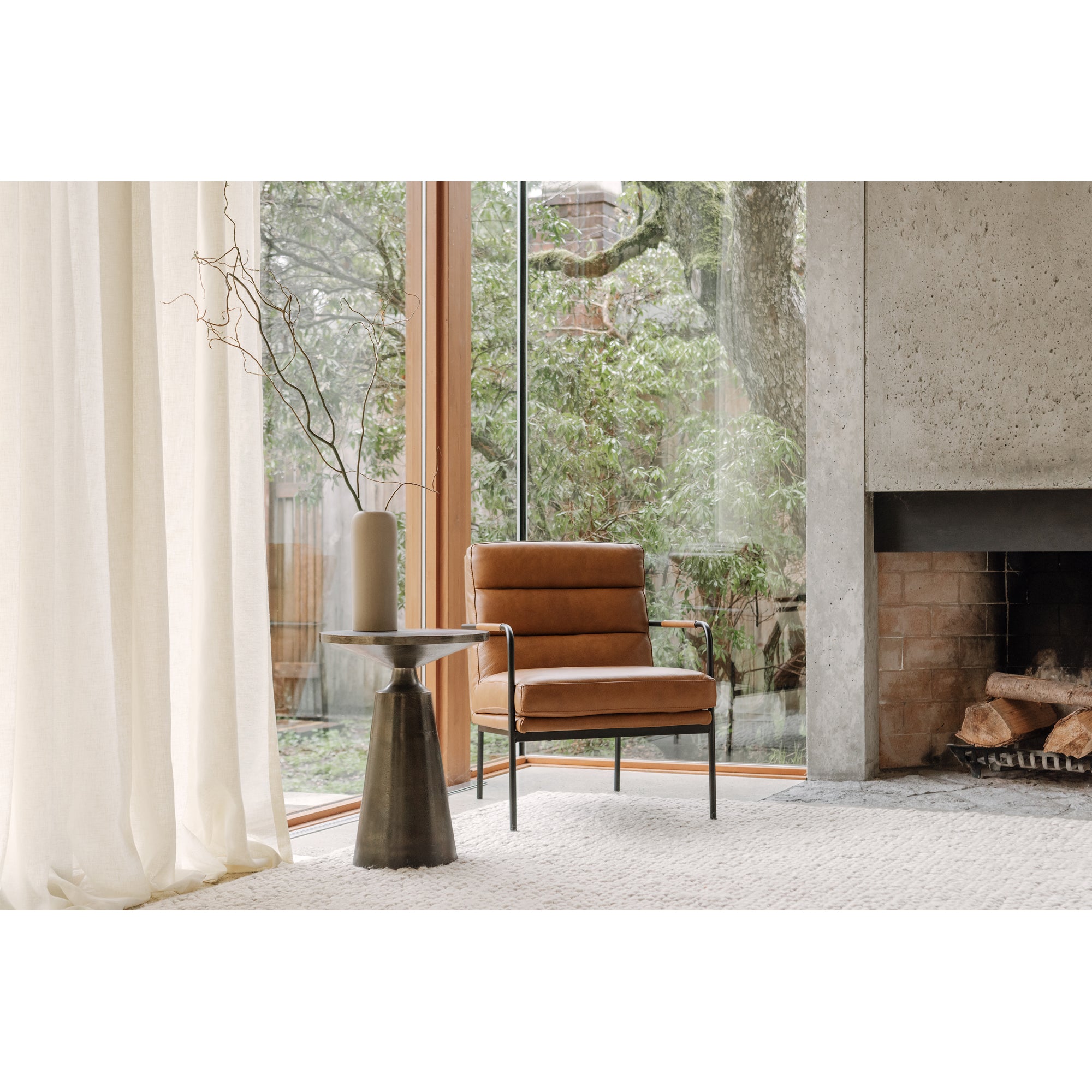 Sonja Accent Table Charcoal Grey by Moe's Home Collection - view 6