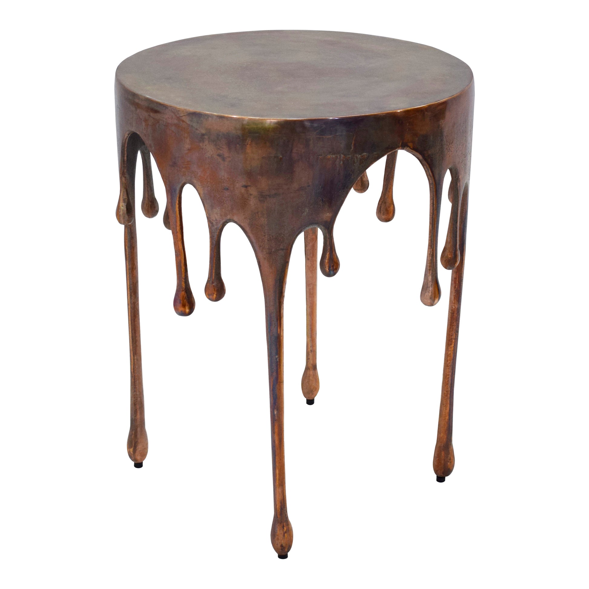 Copperworks Accent Table Antique Copper by Moe's Home Collection