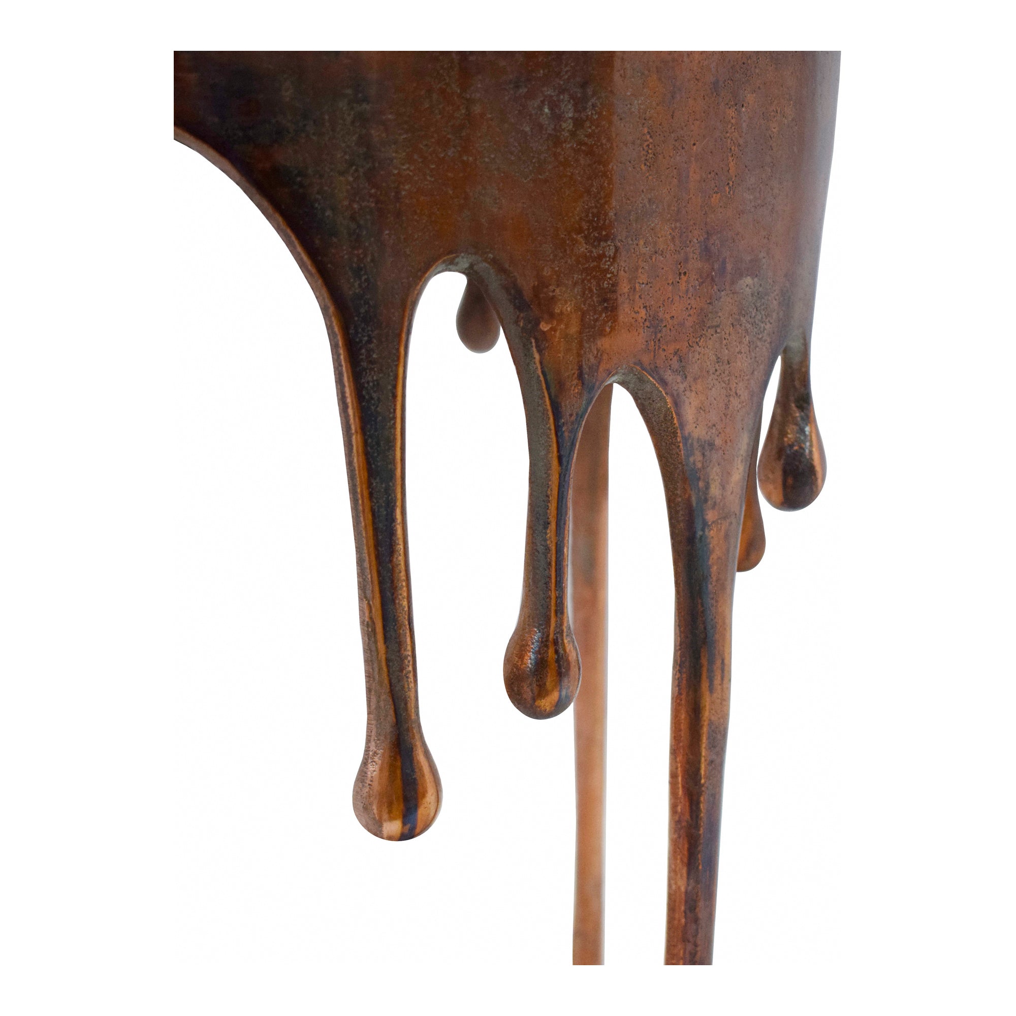 Copperworks Accent Table Antique Copper by Moe's Home Collection - view 3
