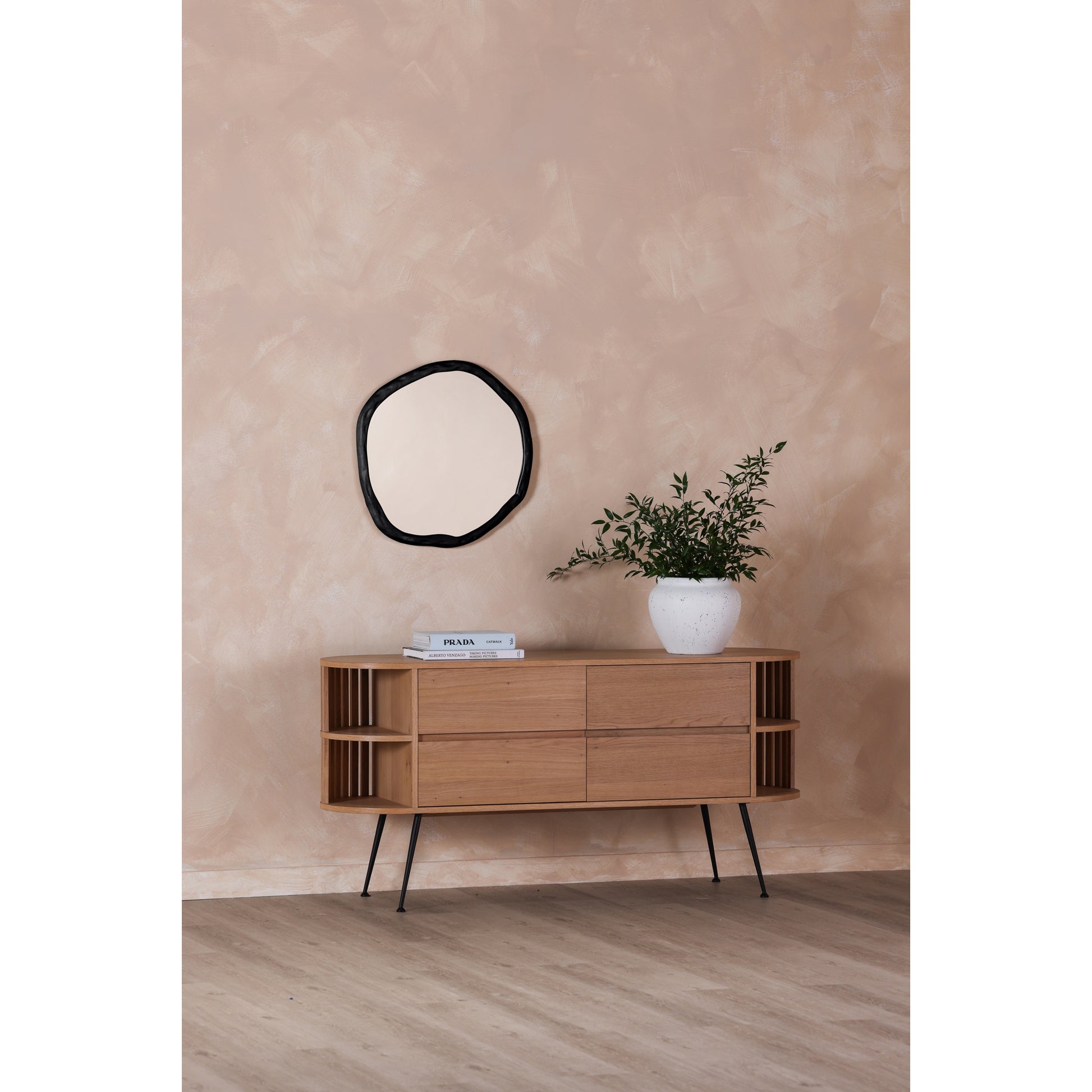 Foundry Small Mirror Black by Moe's Home Collection - view 4