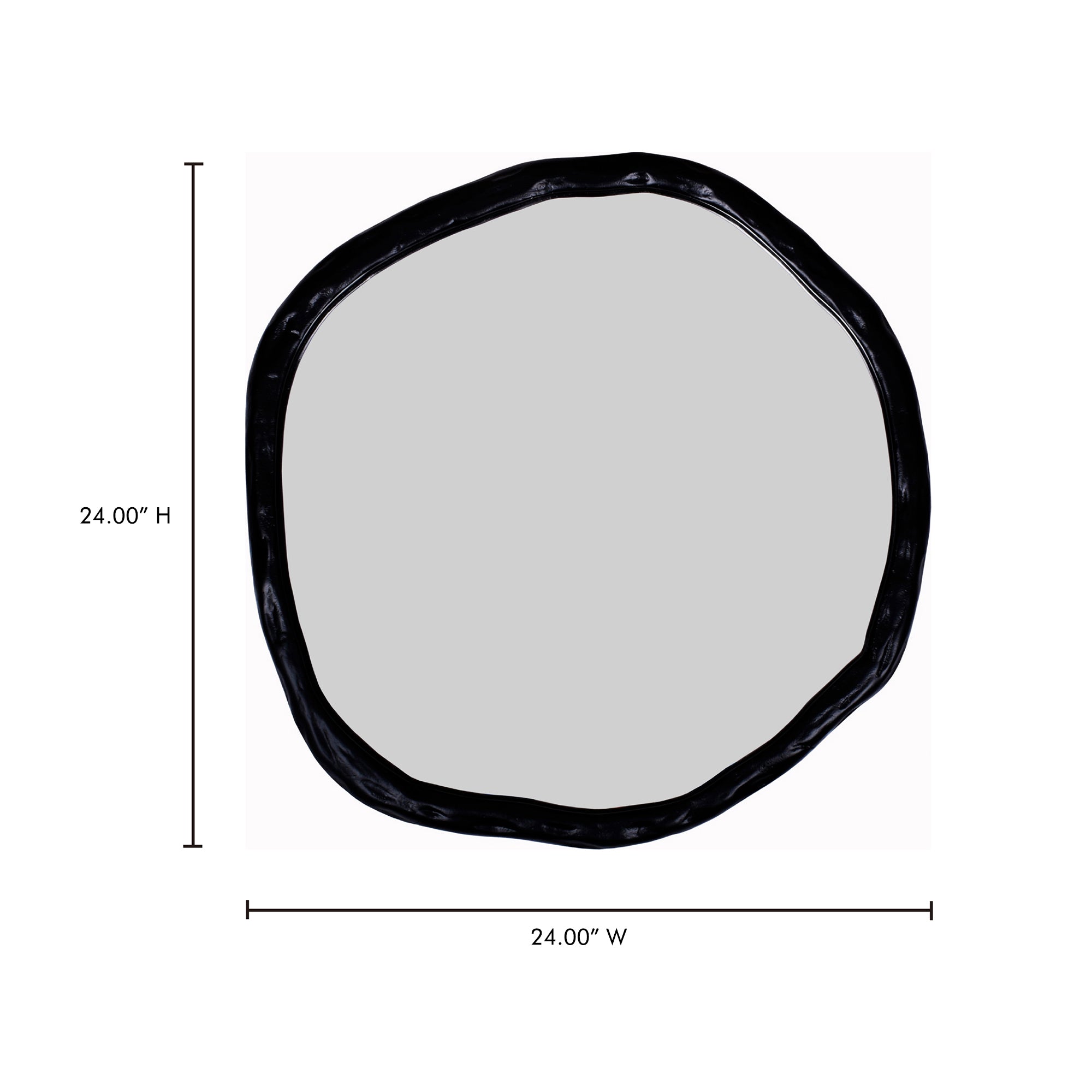 Foundry Small Mirror Black by Moe's Home Collection - view 5