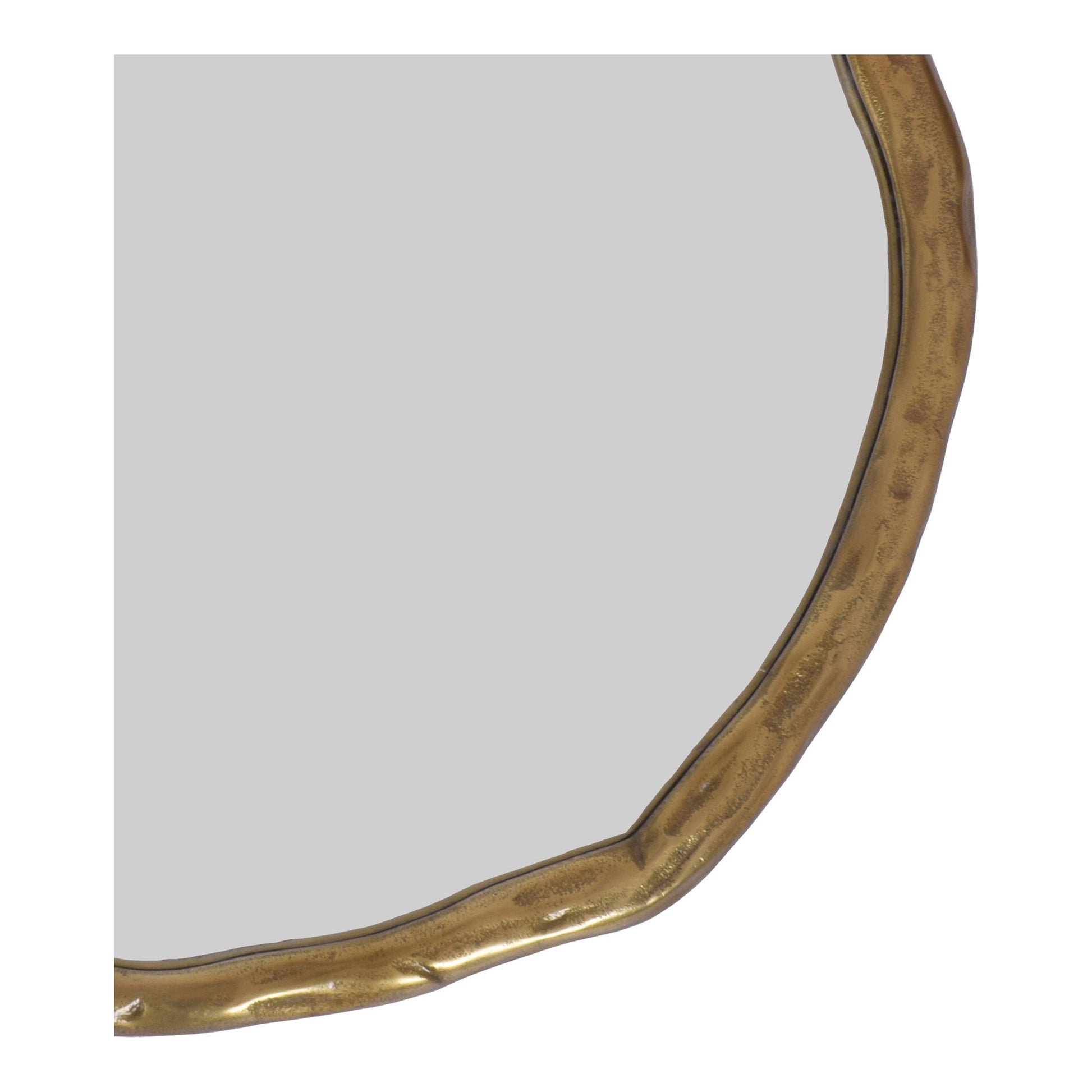 Foundry Small Mirror Gold by Moe's Home Collection - view 3