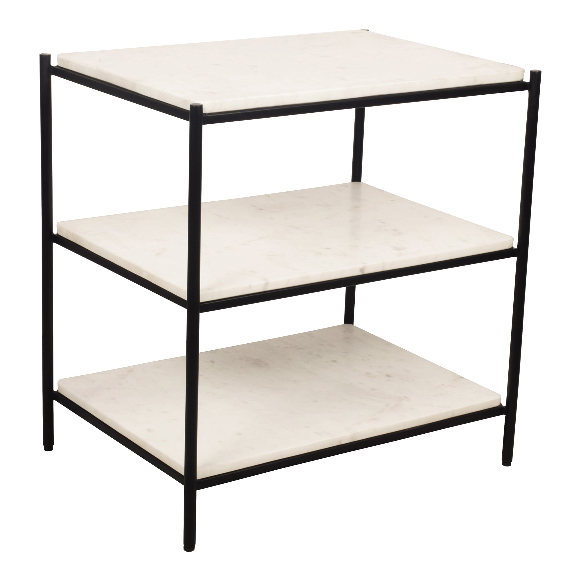 Trine Nightstand White Marble by Moe's Home Collection - view 2