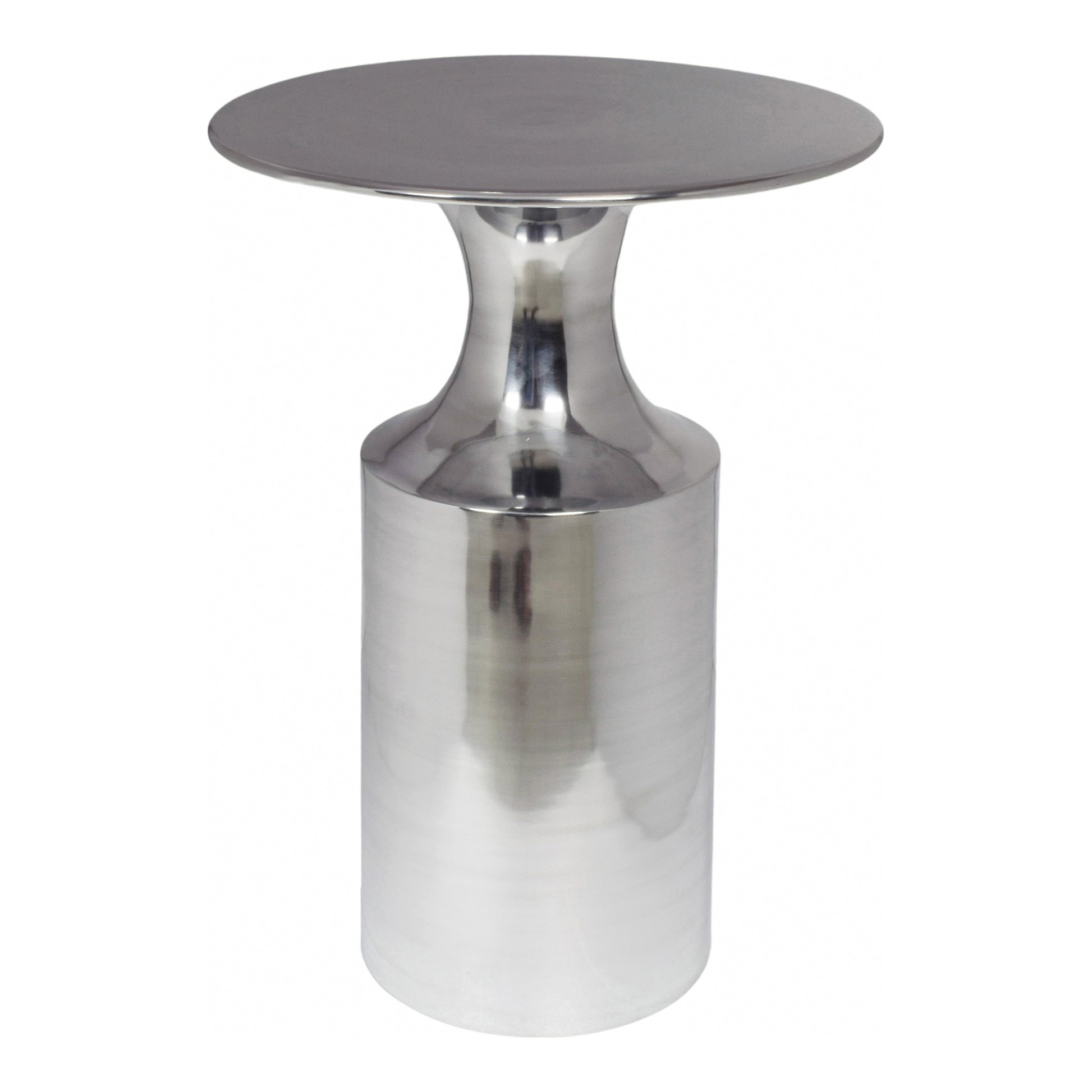 Rassa Accent Table Polished Silver by Moe's Home Collection - view 2