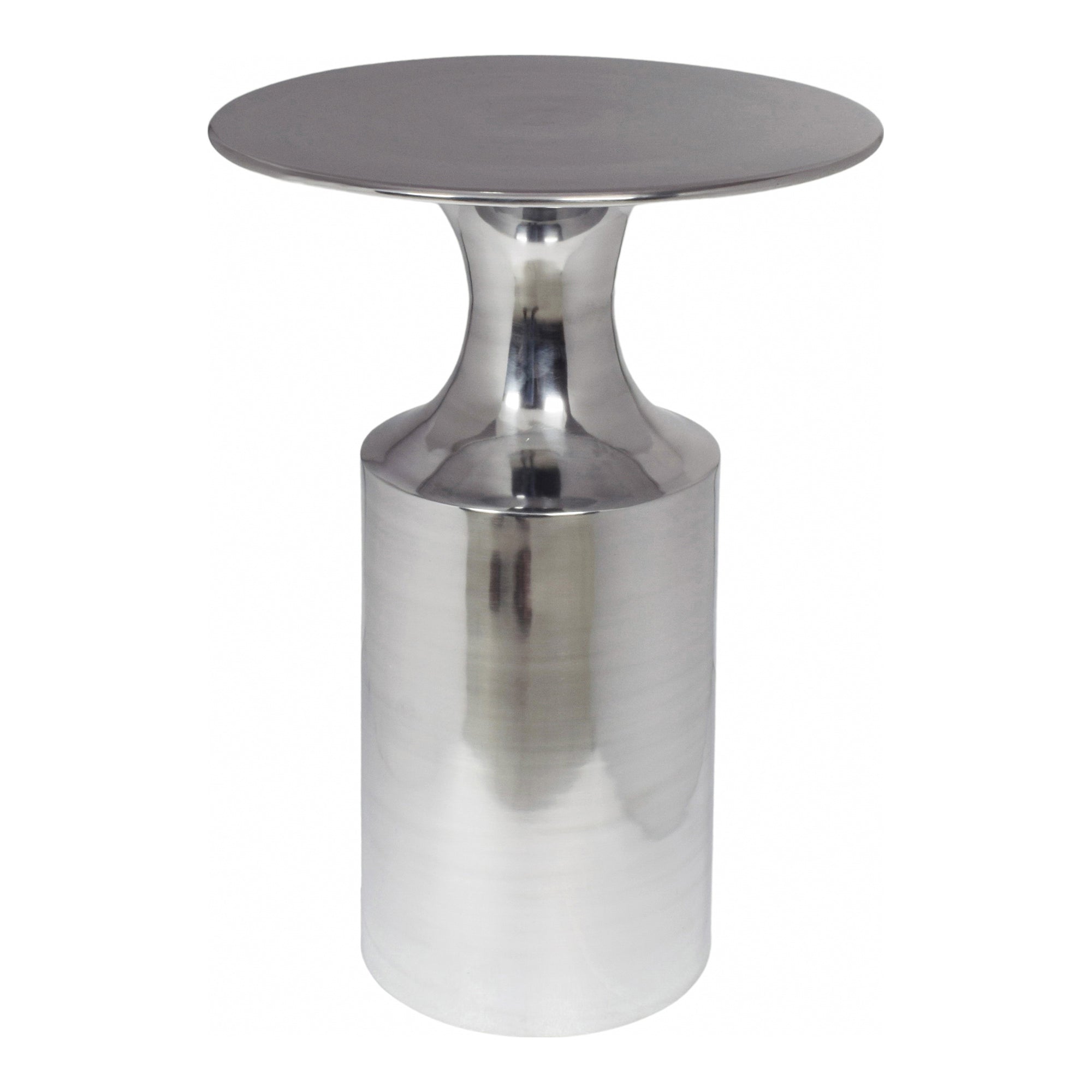 Rassa Accent Table Polished Silver by Moe's Home Collection - view 2