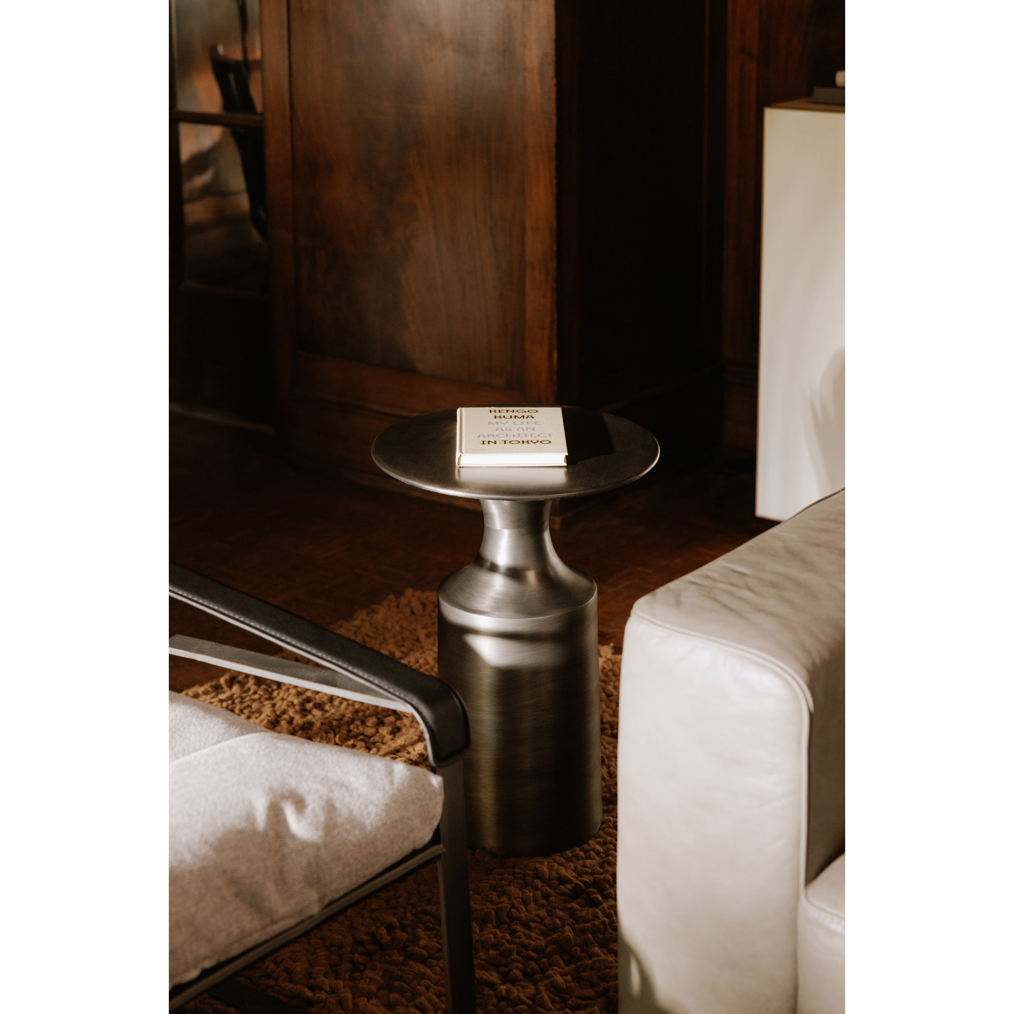 Rassa Accent Table Polished Zinc by Moe's Home Collection - view 4