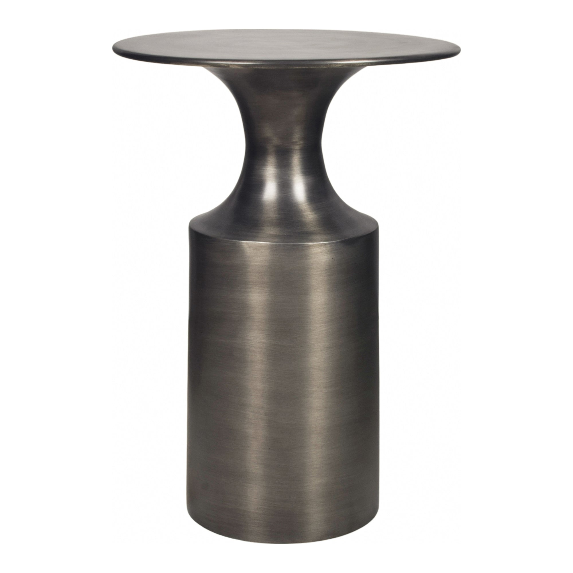 Rassa Accent Table Polished Zinc by Moe's Home Collection