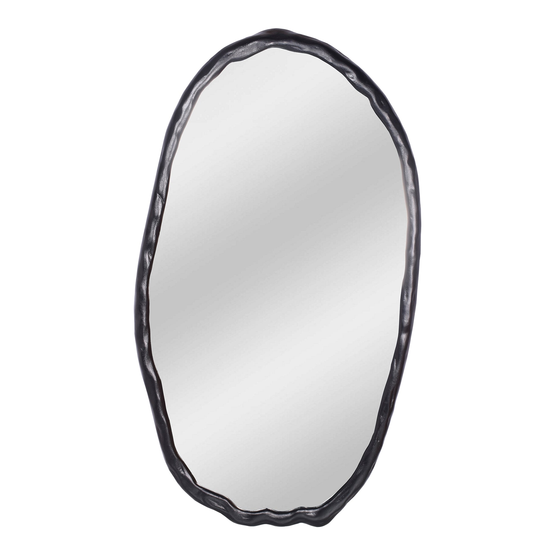 Foundry Oval Mirror Black by Moe's Home Collection