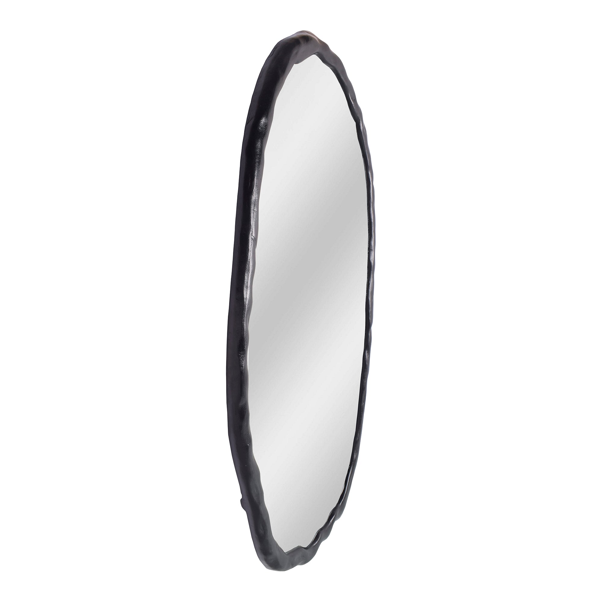Foundry Oval Mirror Black by Moe's Home Collection - view 2