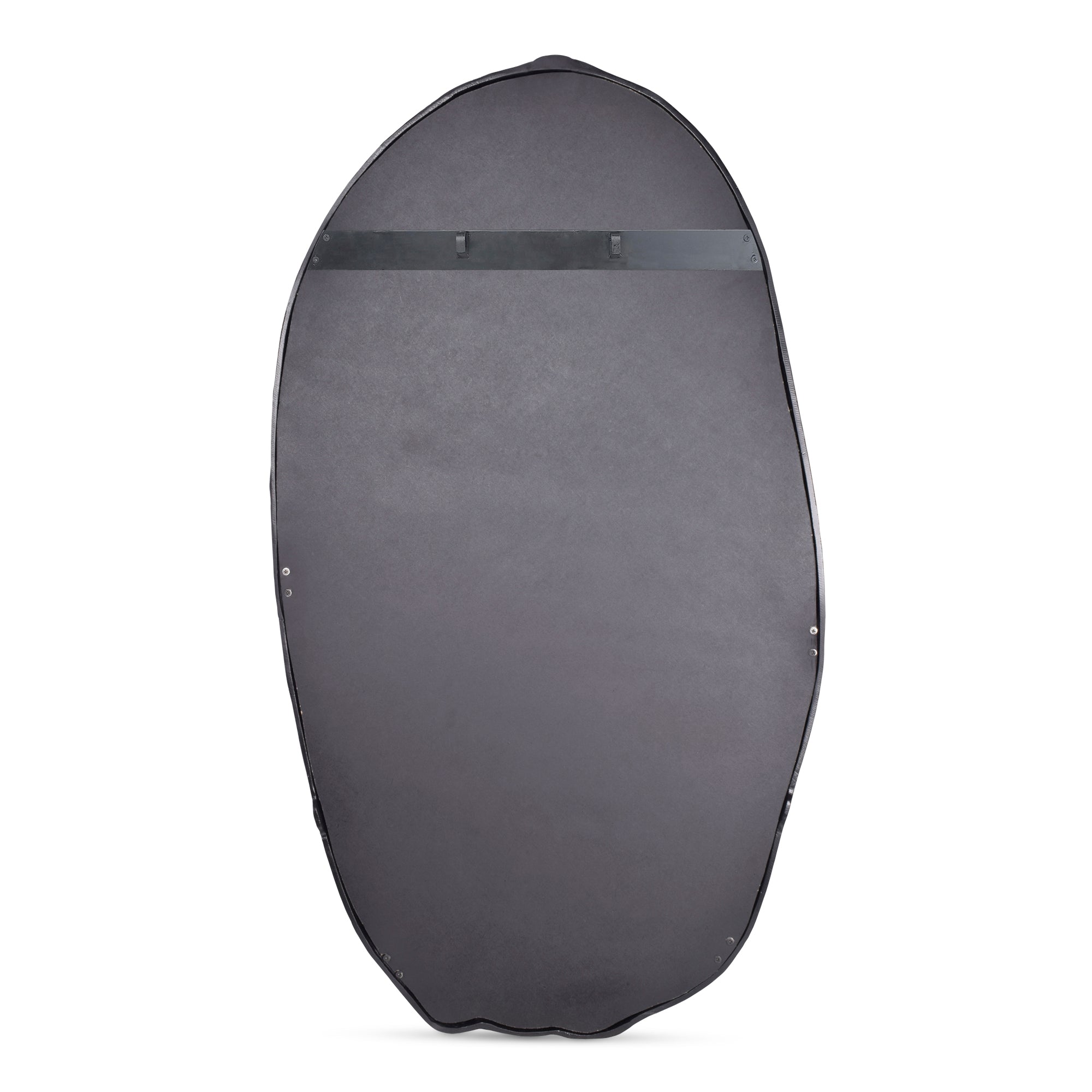 Foundry Oval Mirror Black by Moe's Home Collection - view 3