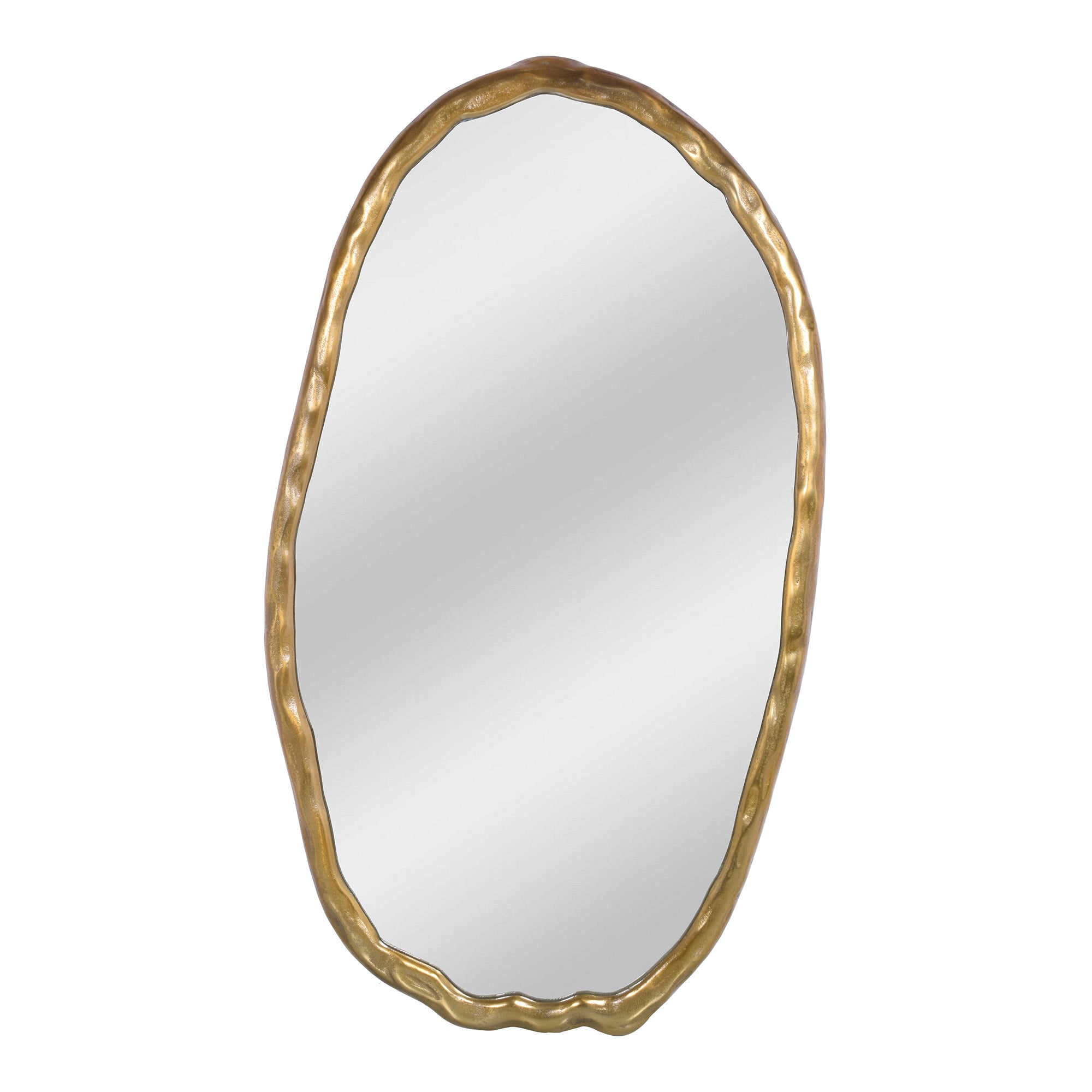 Foundry Oval Mirror Gold by Moe's Home Collection