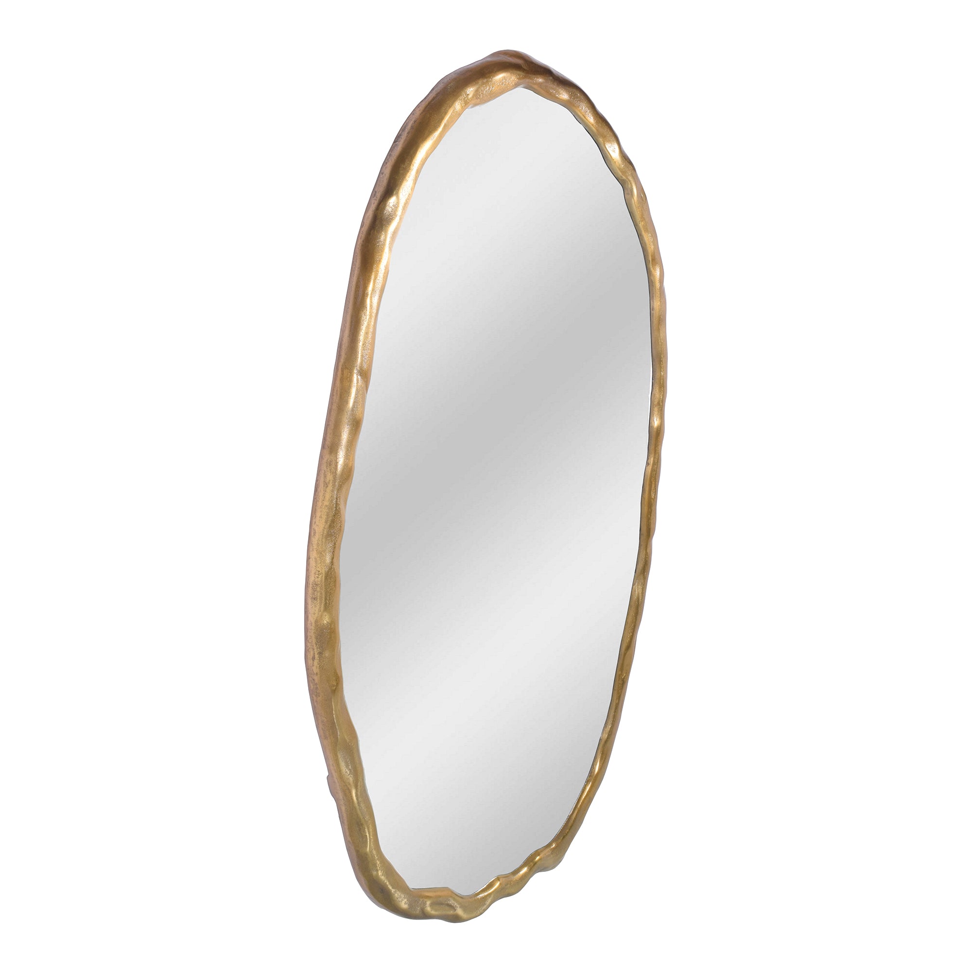 Foundry Oval Mirror Gold by Moe's Home Collection - view 2