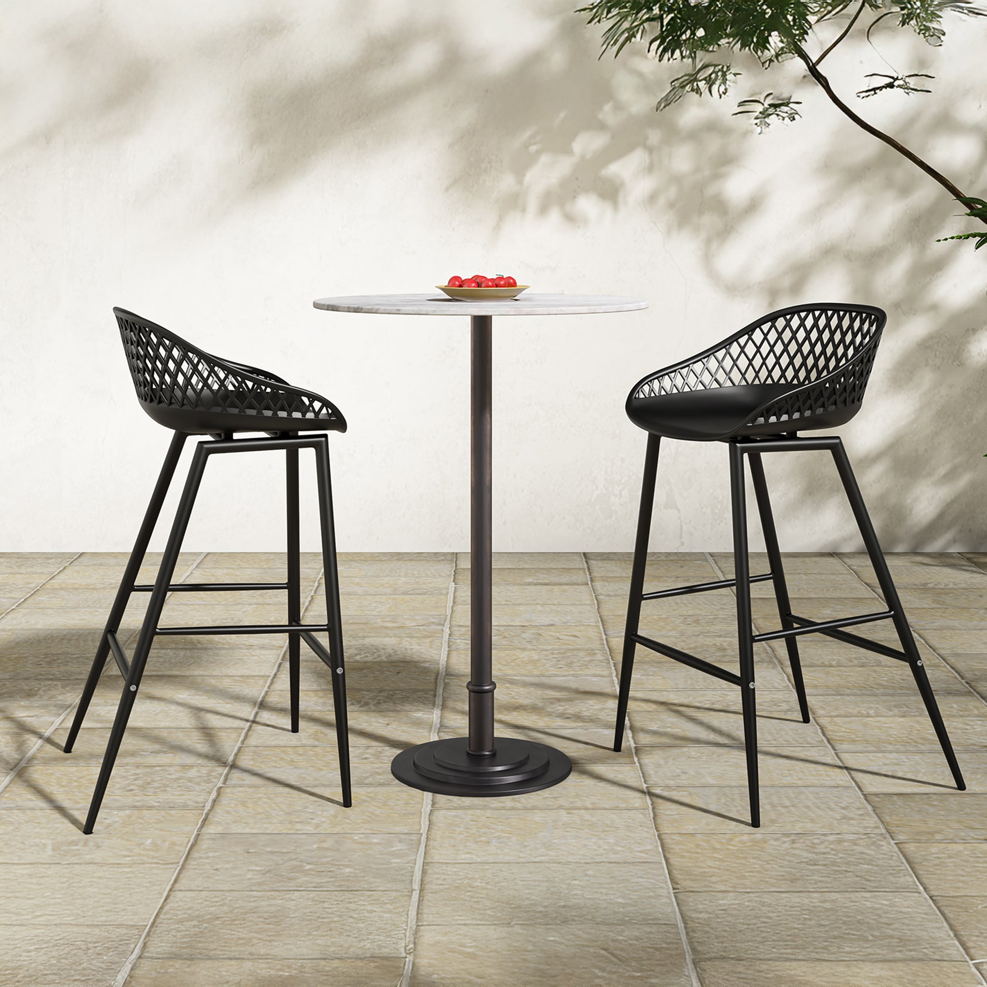 Tori Outdoor Counter Table White Marble by Moe's Home Collection - view 2