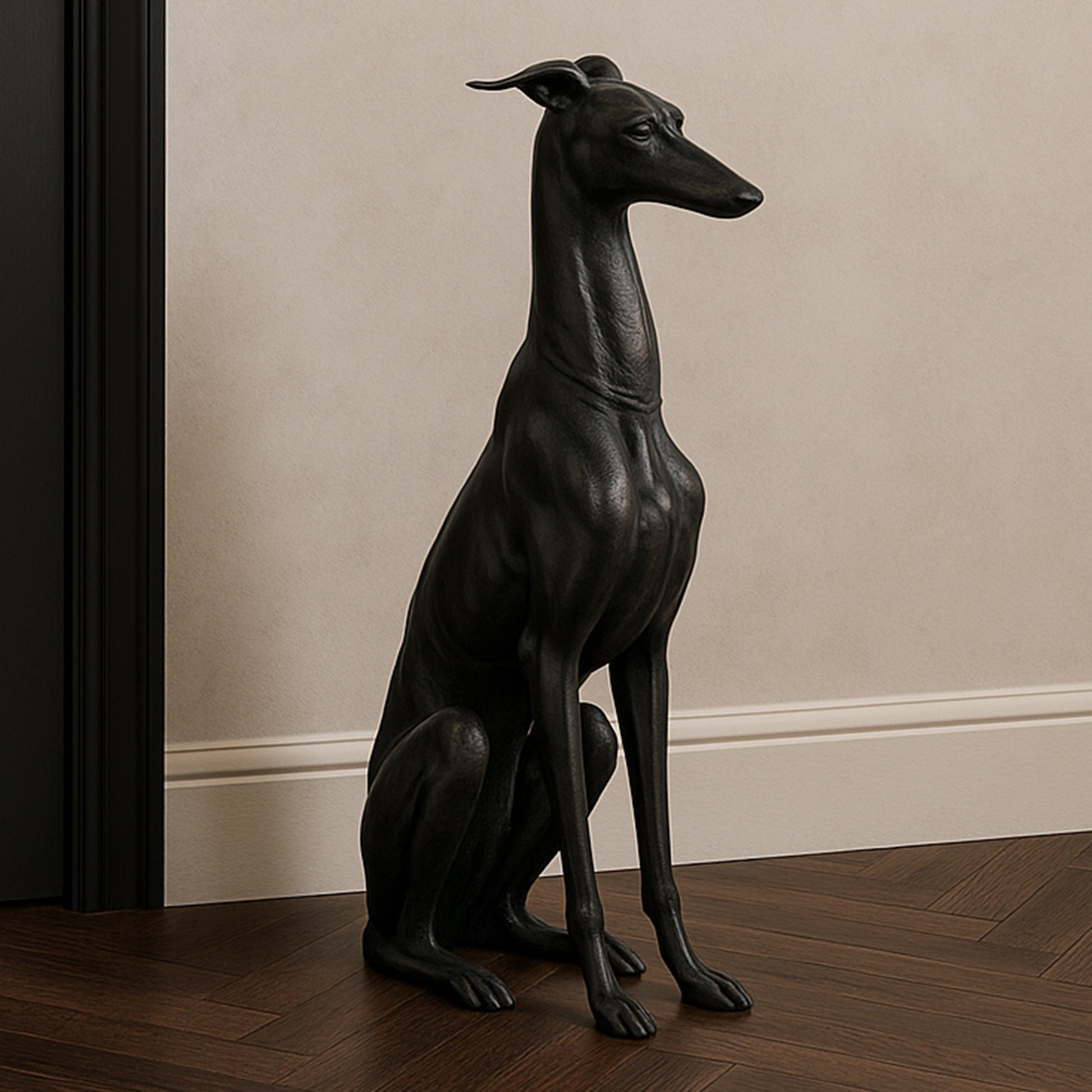 Duke Cast Aluminum Sculpture Black by Moe's Home Collection - view 2