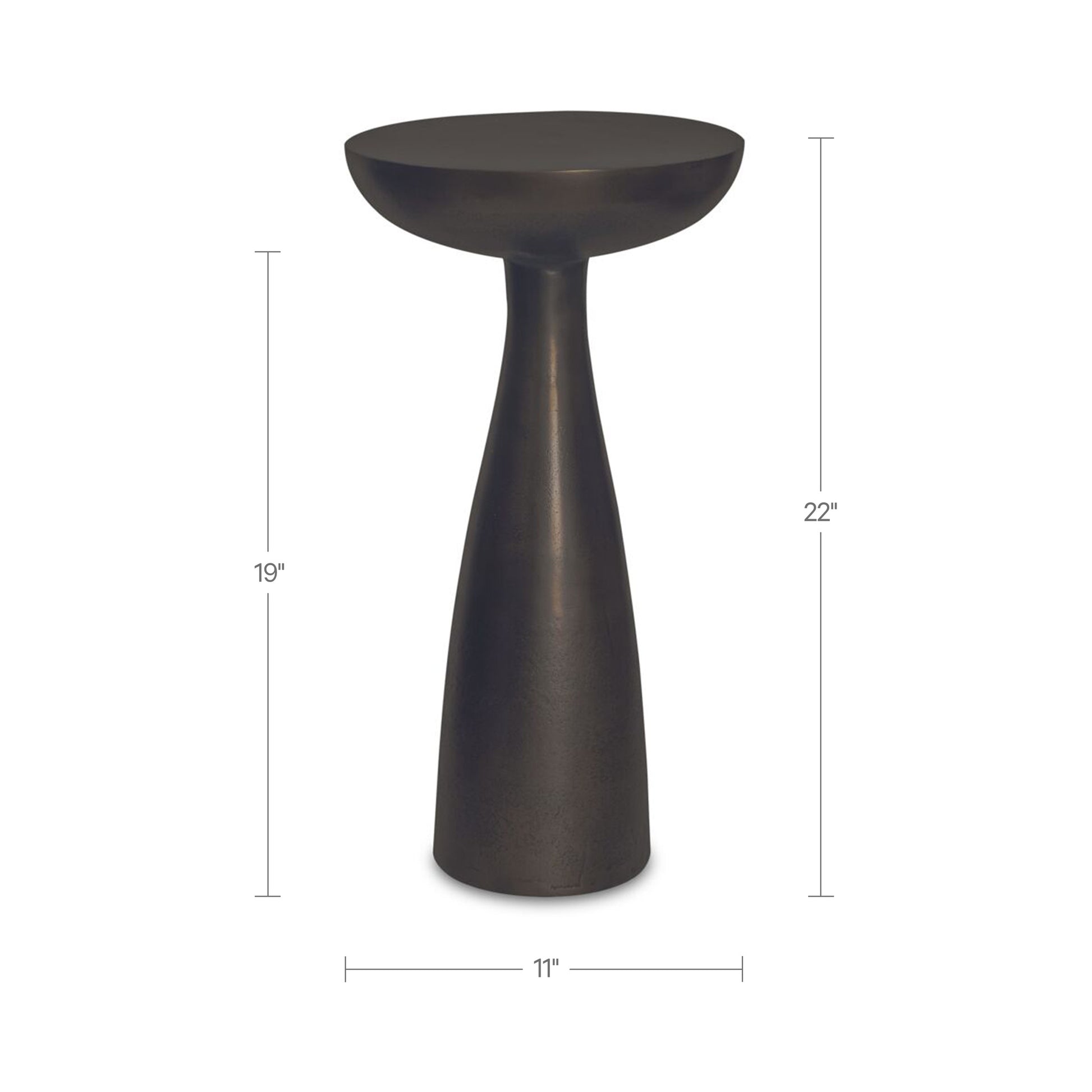Greta Side Table Deep Bronze by Moe's Home Collection - view 3