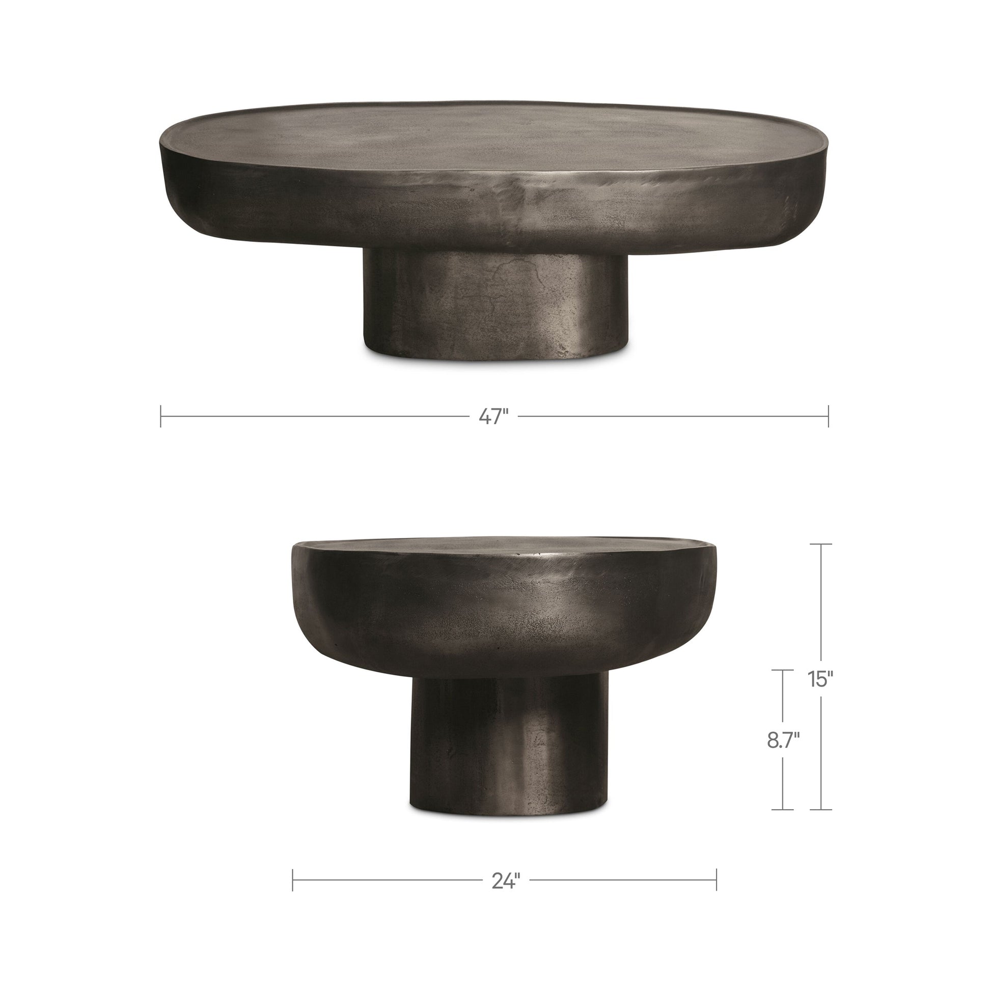 Walter Coffee Table Deep Bronze by Moe's Home Collection - view 3