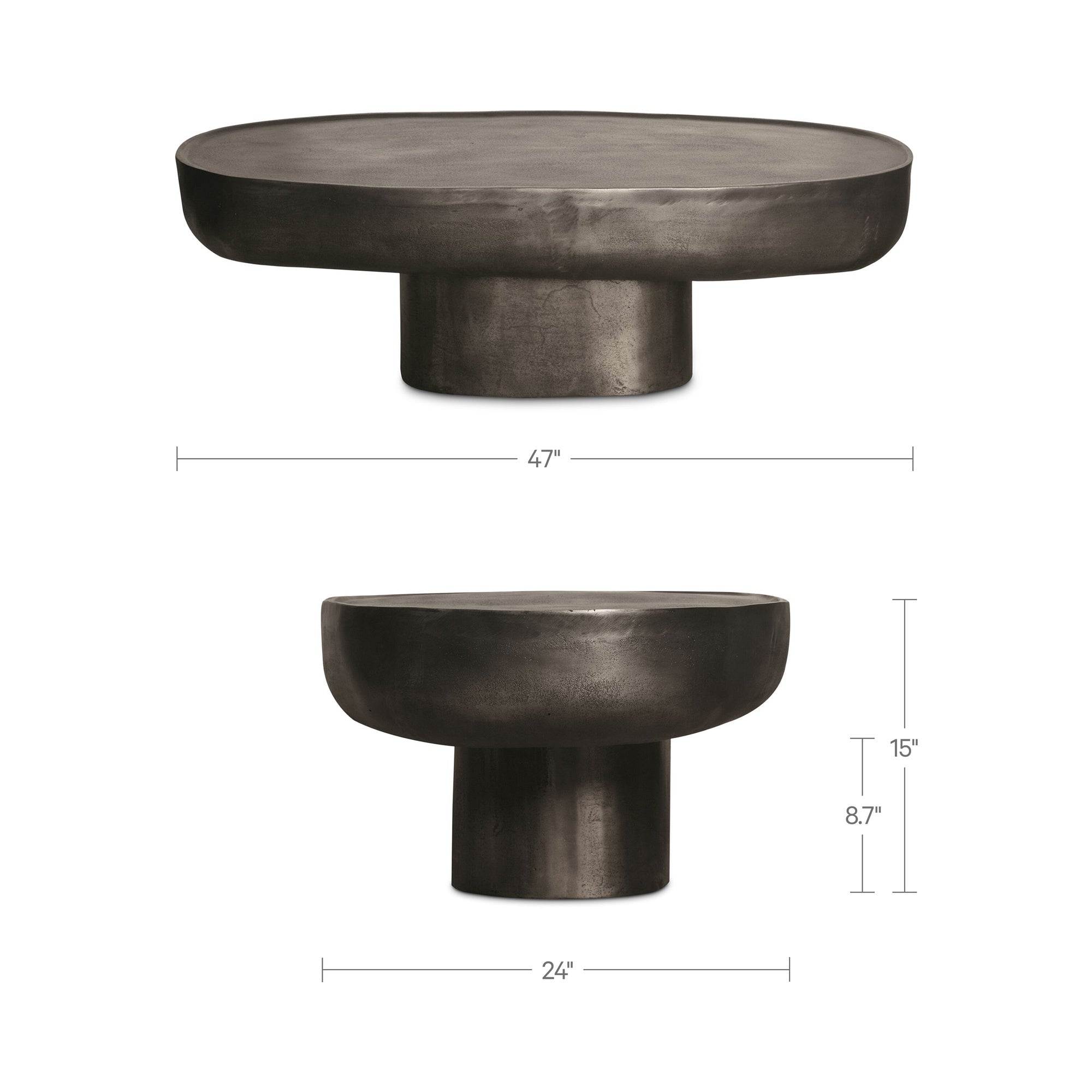 Walter Coffee Table Deep Bronze by Moe's Home Collection - view 3