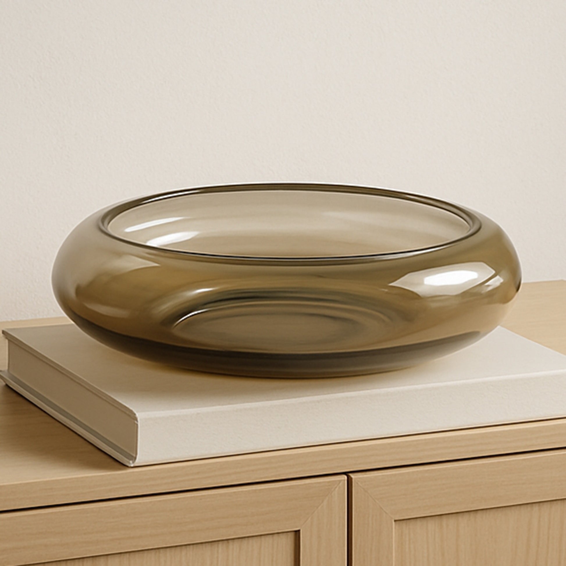 Polene Glass Bowl Small Smoky Brown by Moe's Home Collection - view 2