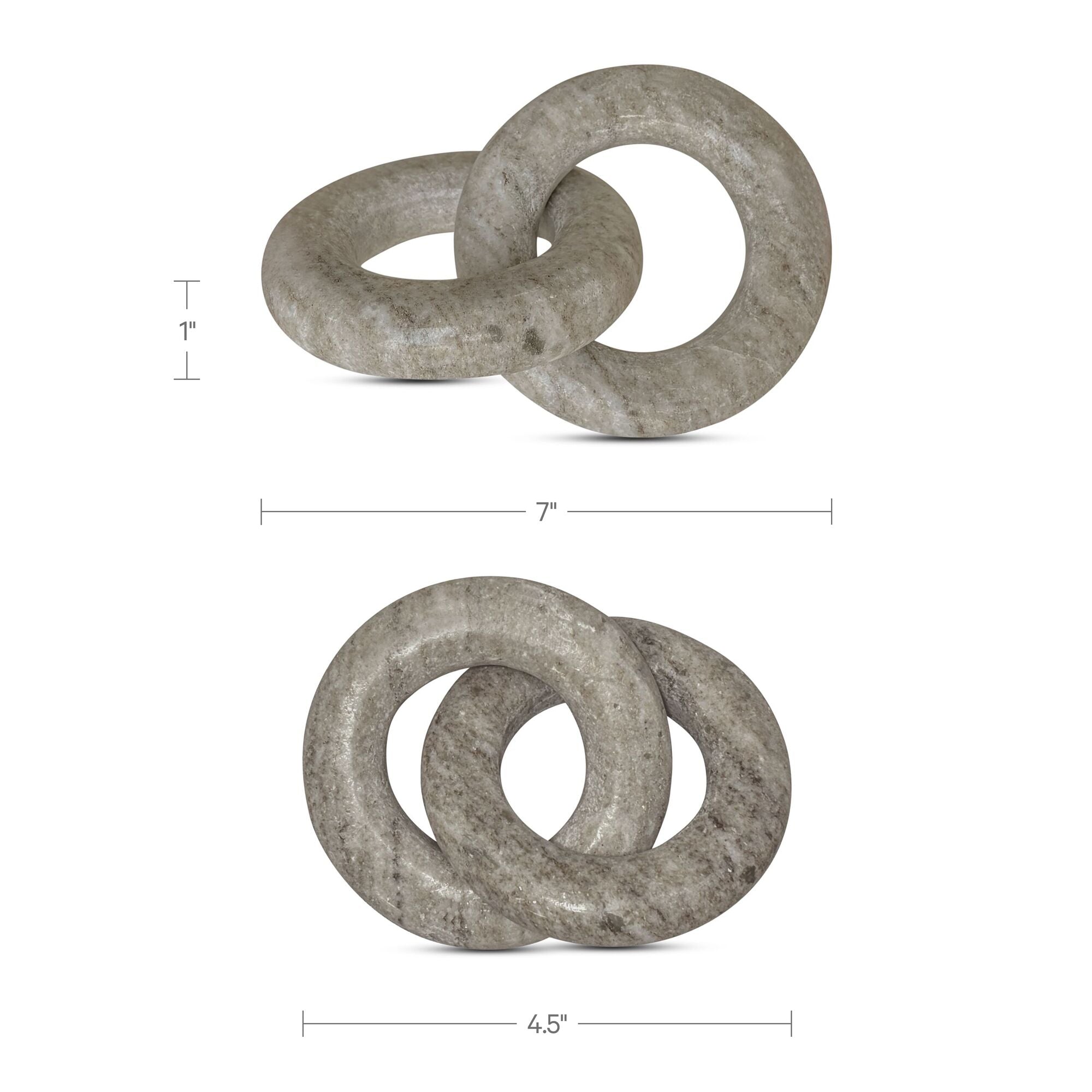 Hera Tabletop Decor Beige Marble by Moe's Home Collection - view 3
