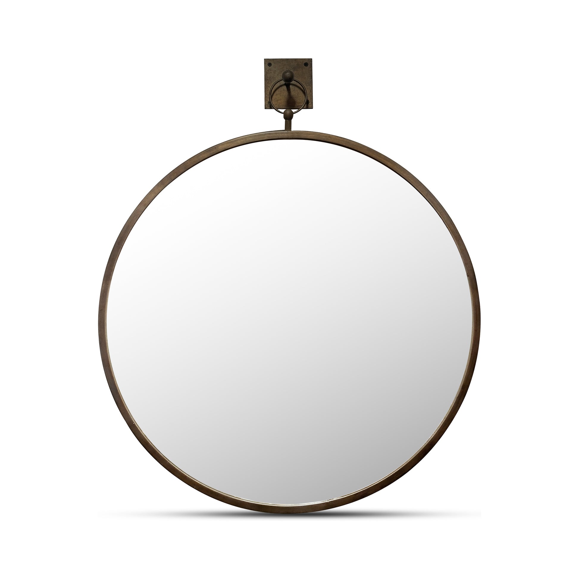 Cameo Mirror Aged Brass by Moe's Home Collection