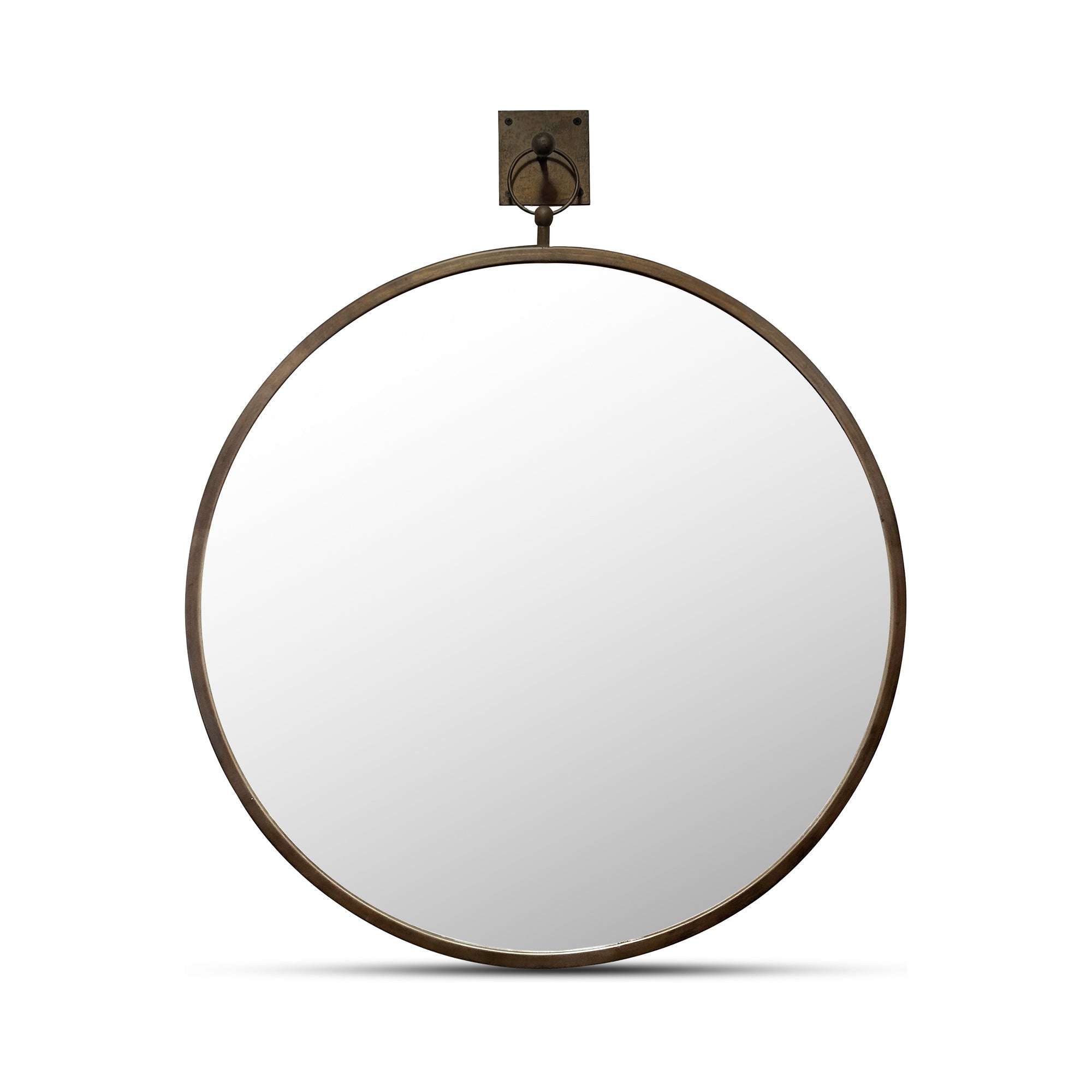 Cameo Mirror Aged Brass by Moe's Home Collection