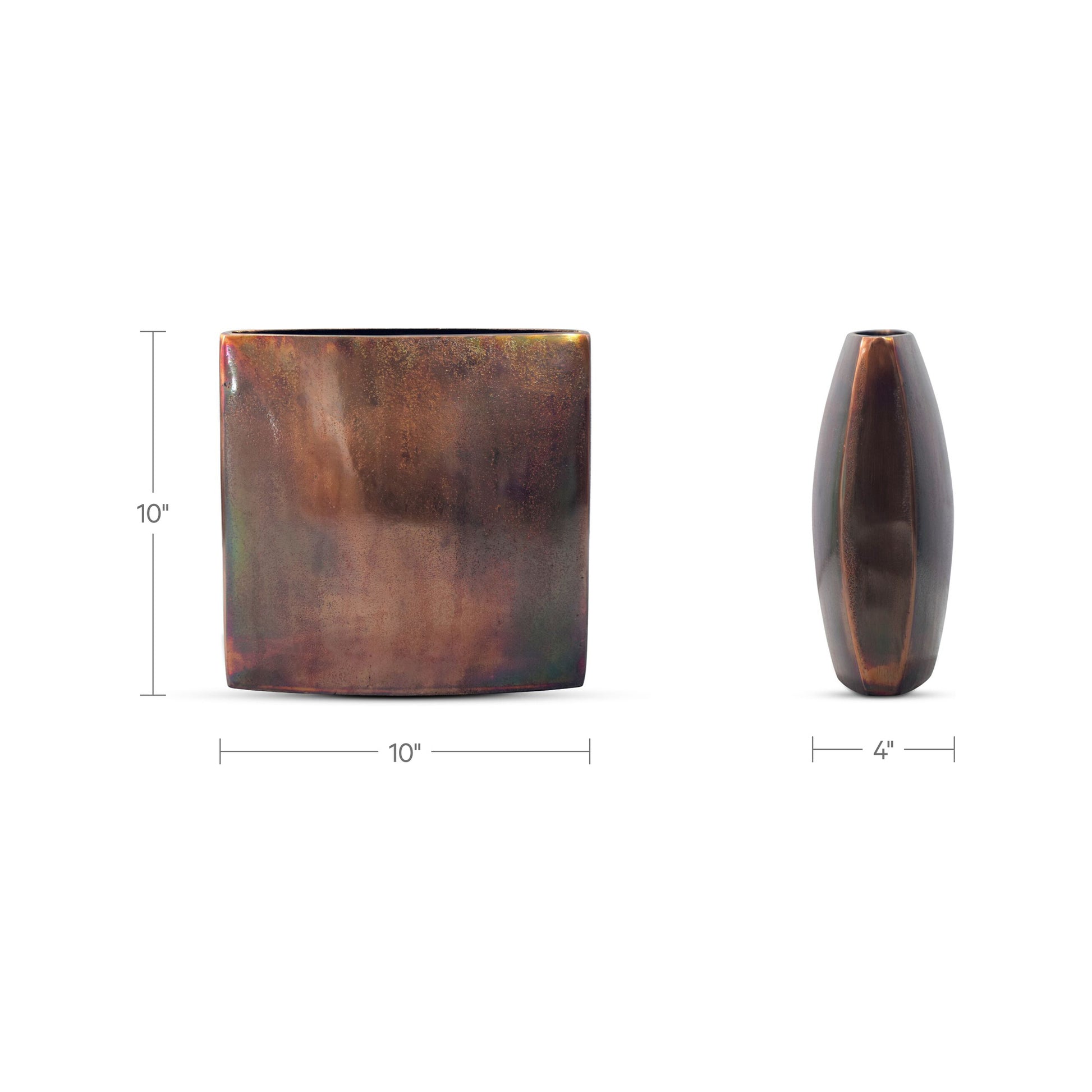 Laval Cast Aluminum Vase by Moe's Home Collection - view 2