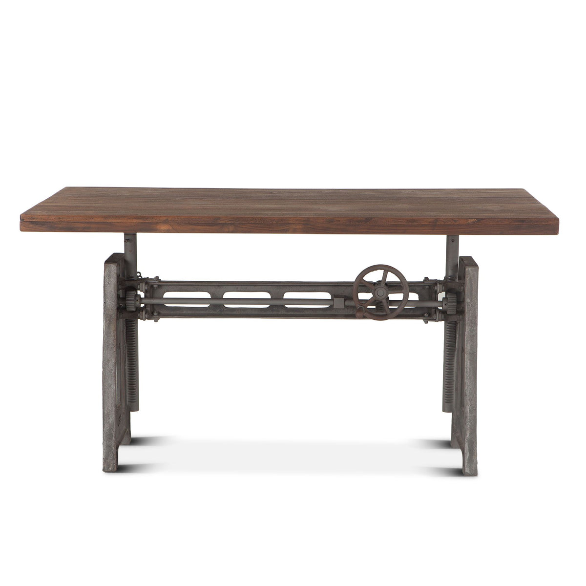 Industrial Loft 60" Adjustable Crank Office Desk in Gray Zinc - image 2