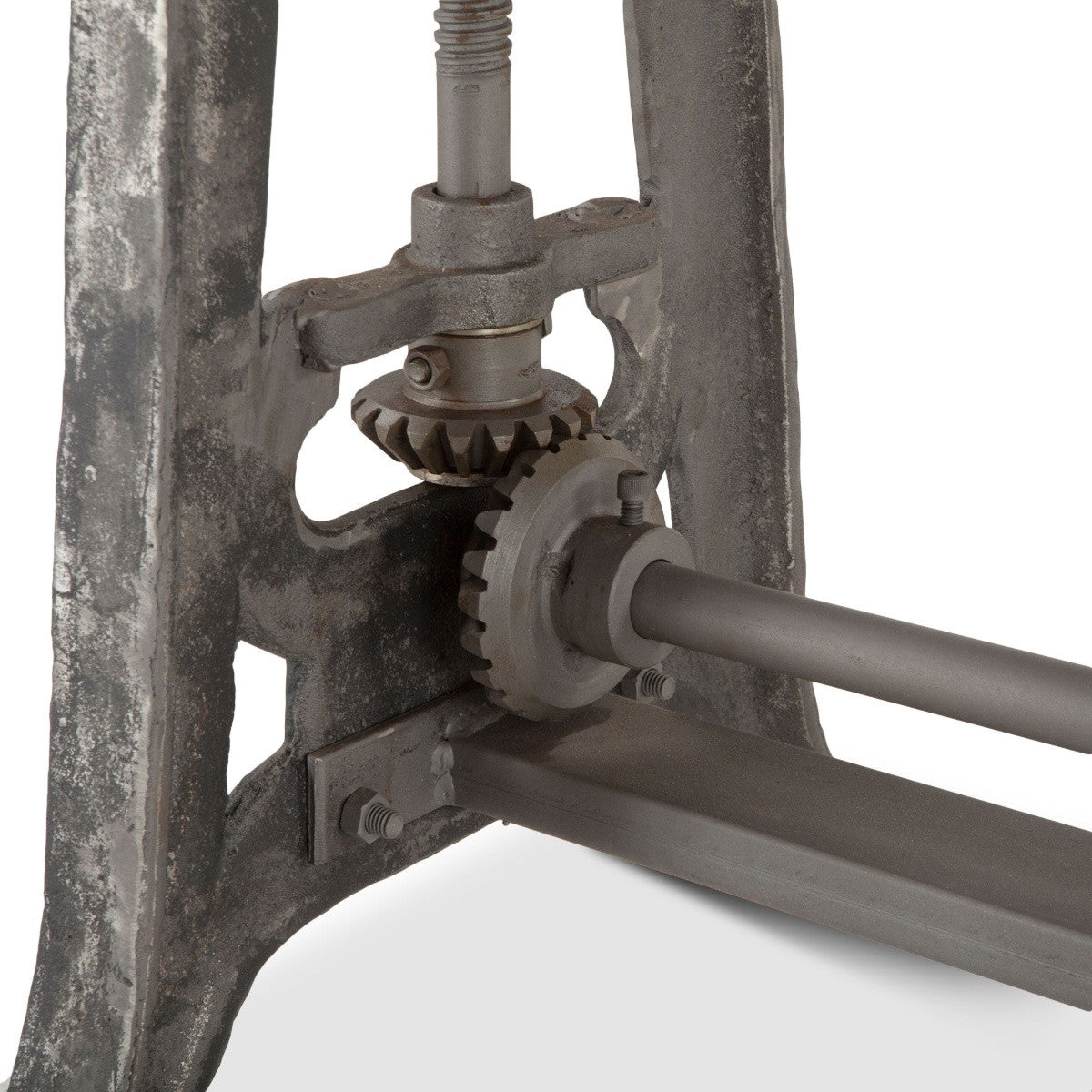 Vintage Industrial Loft Wood and Metal Drafting Table 63"