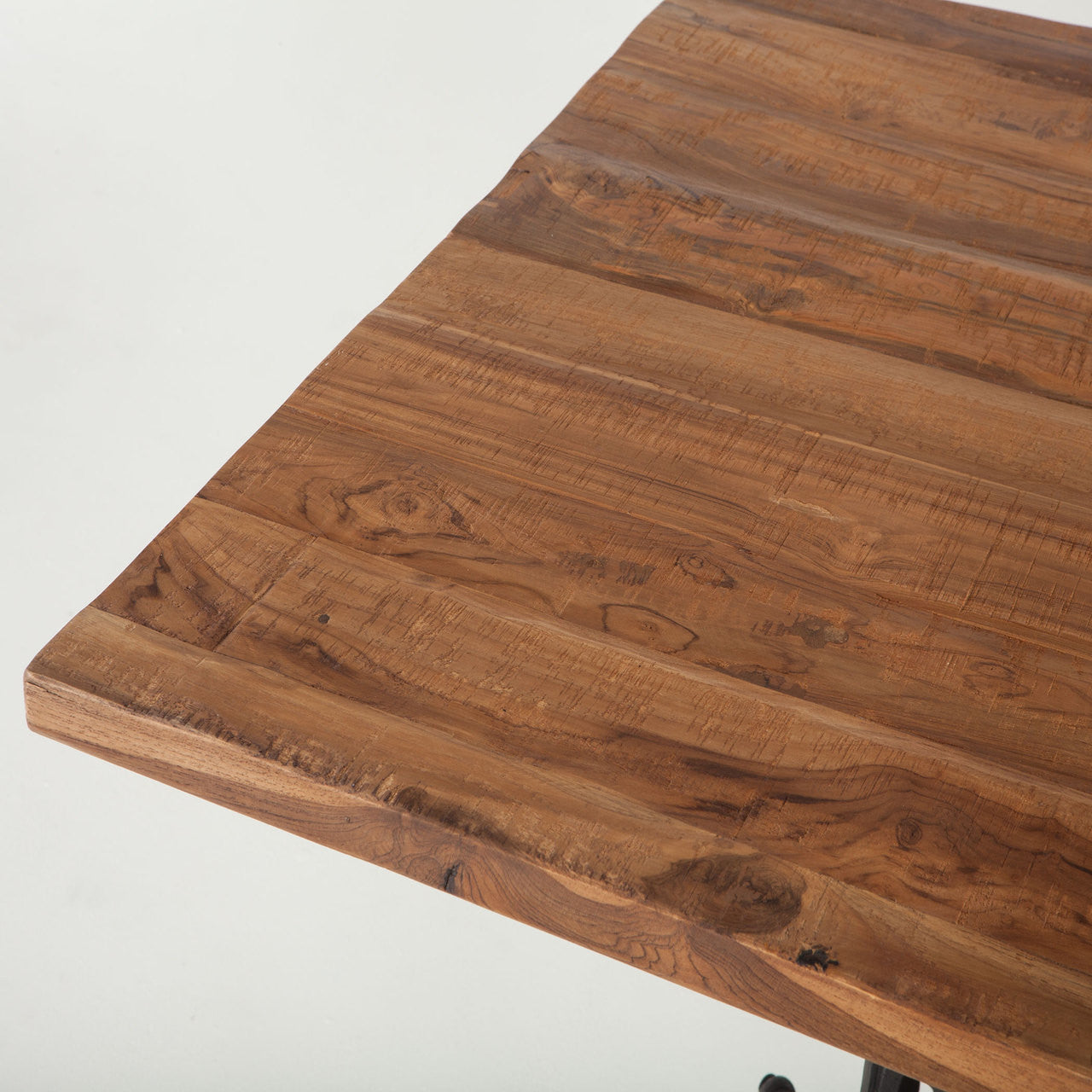 Steampunk Industrial Crank Adjustable Square Table 30"