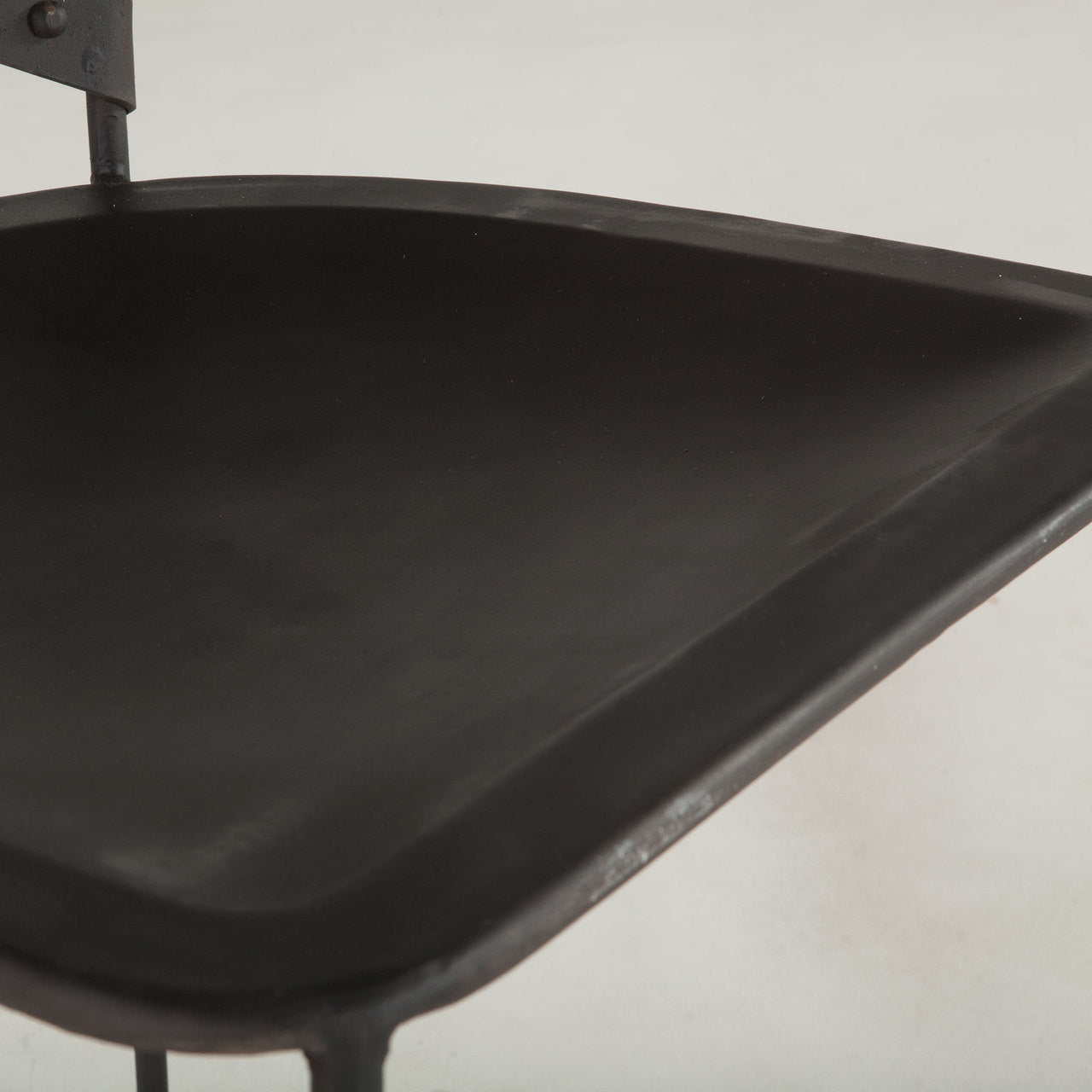 Steampunk Industrial Iron Bar Chair - Black