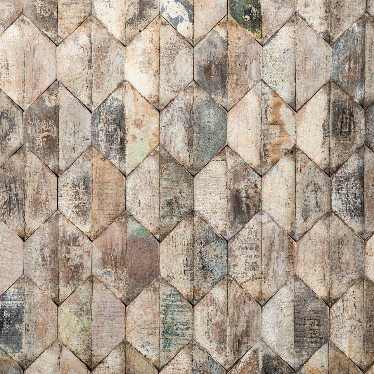 Shabby Chic Vintage Reclaimed Teak Wood Queen Bed