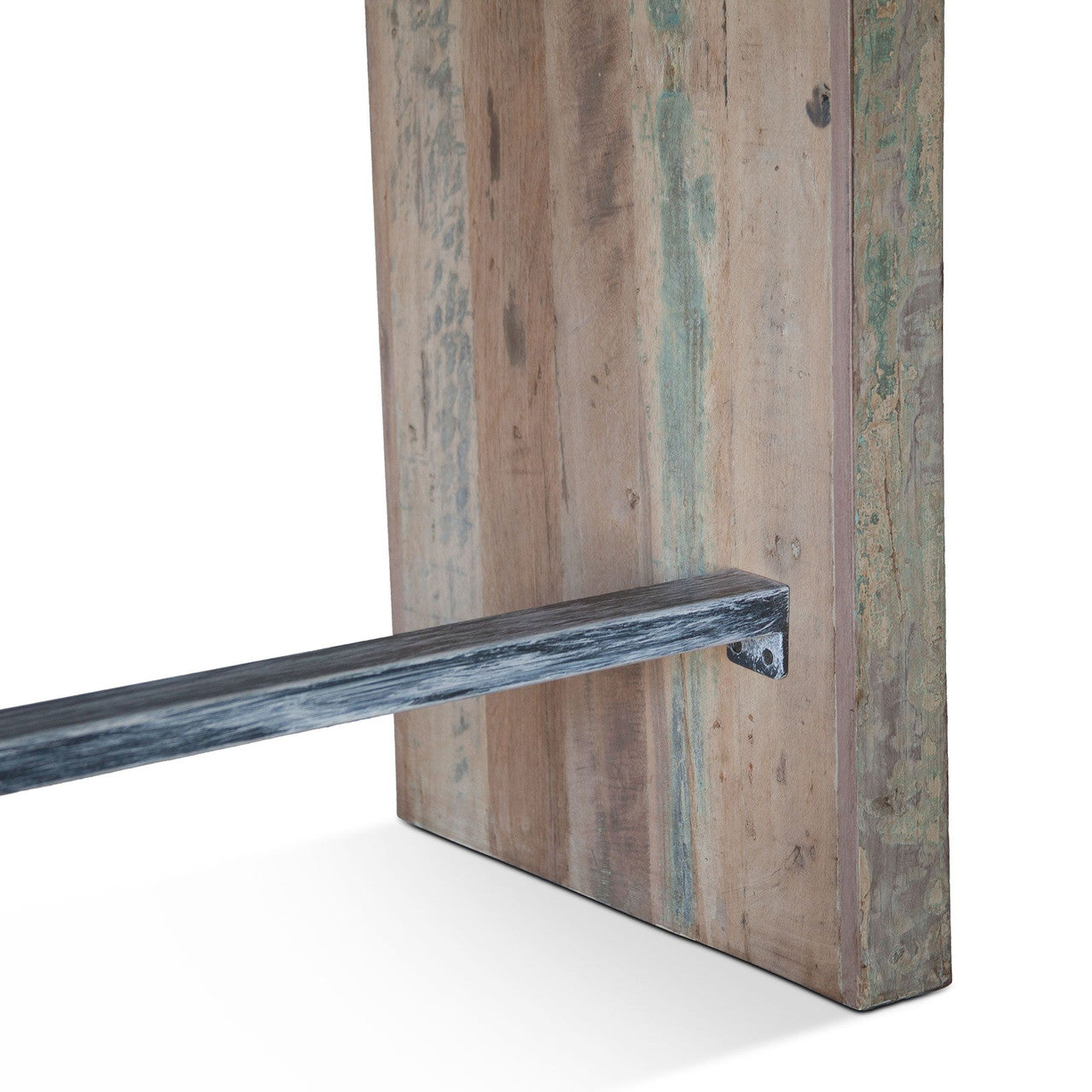 Shabby Chic Vintage Reclaimed Teak 4-PC Counter Height Table Set