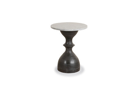 Jaipur Martini 18" Black Side Table