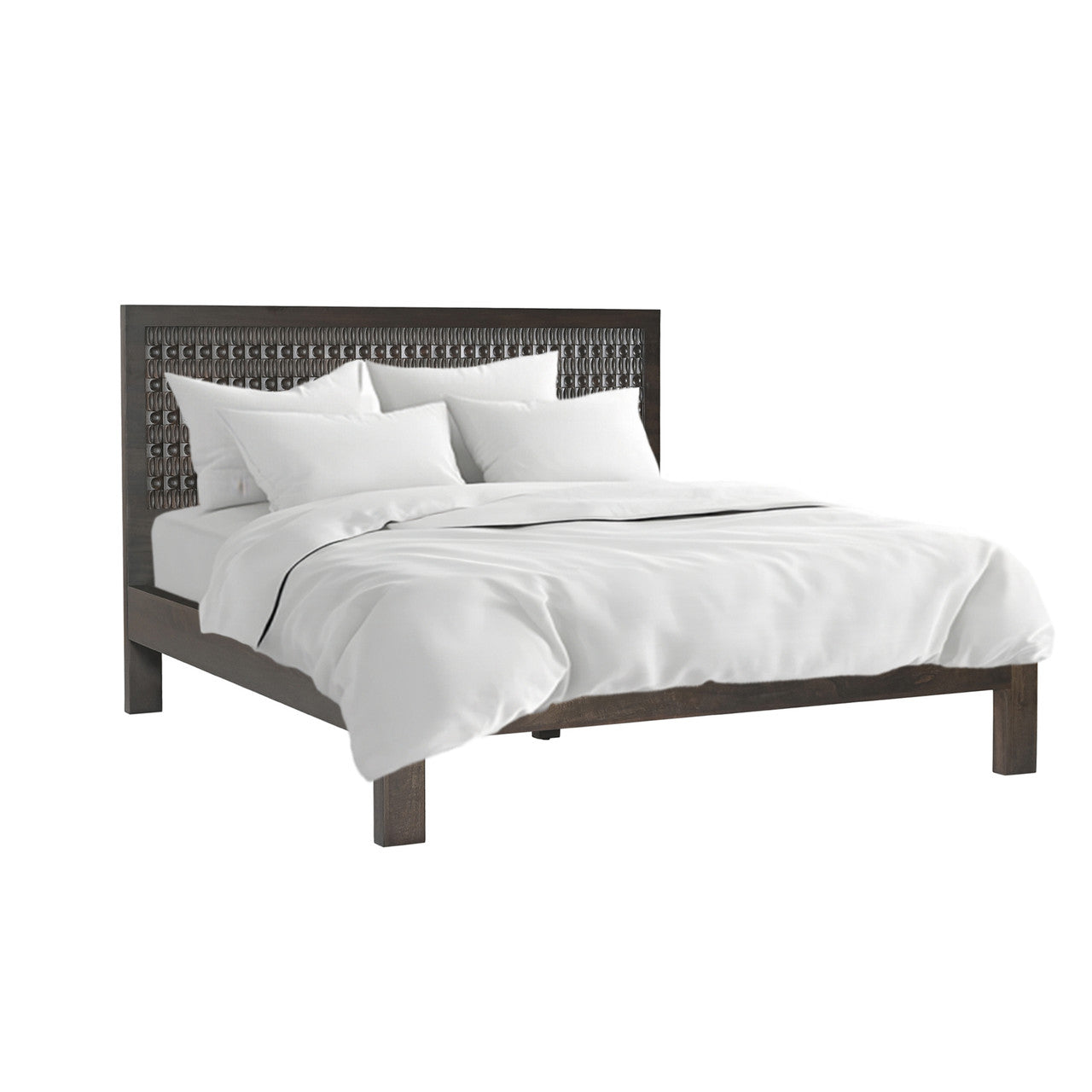 Jakarta Queen Bed in Dark Java