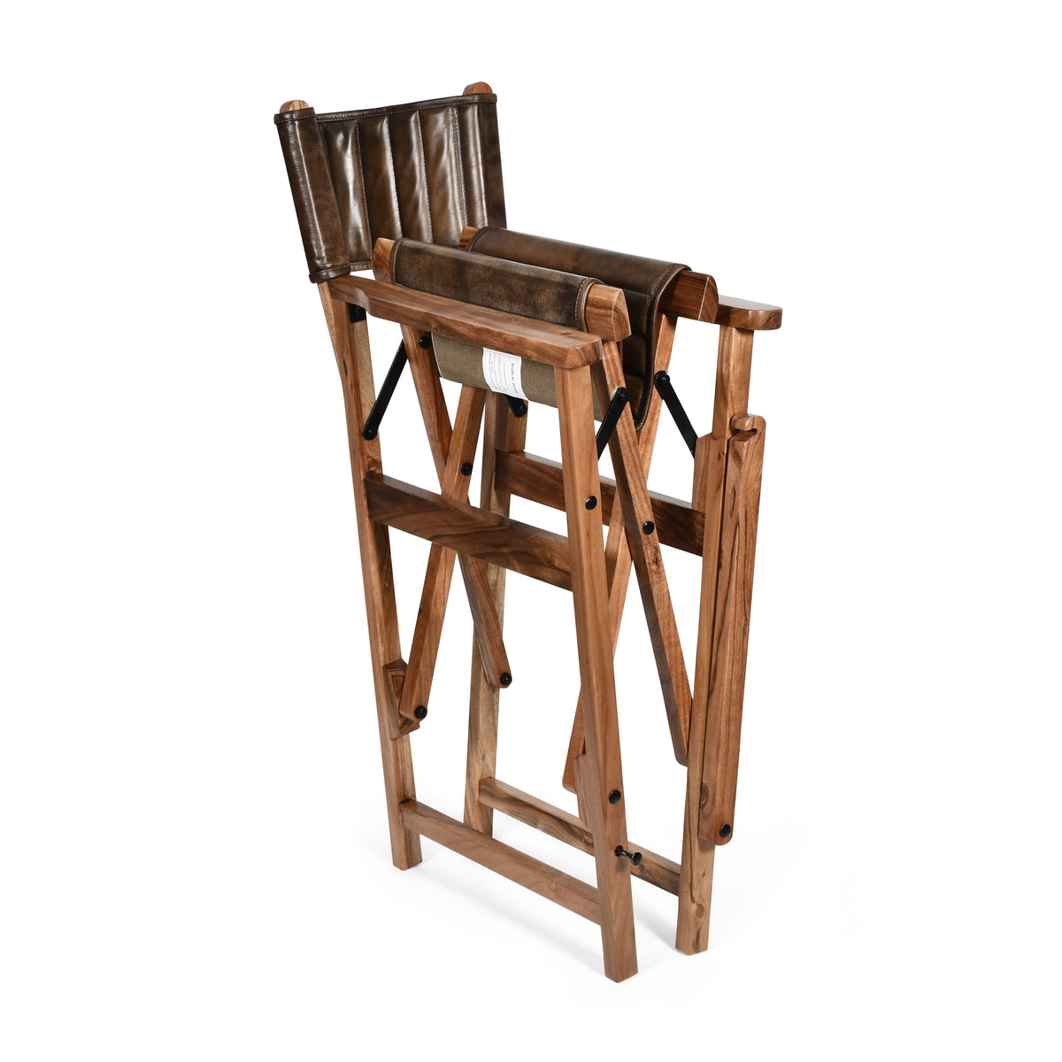 Leeds 23" Folding Counter Chair in Antique Whiskey - image 2