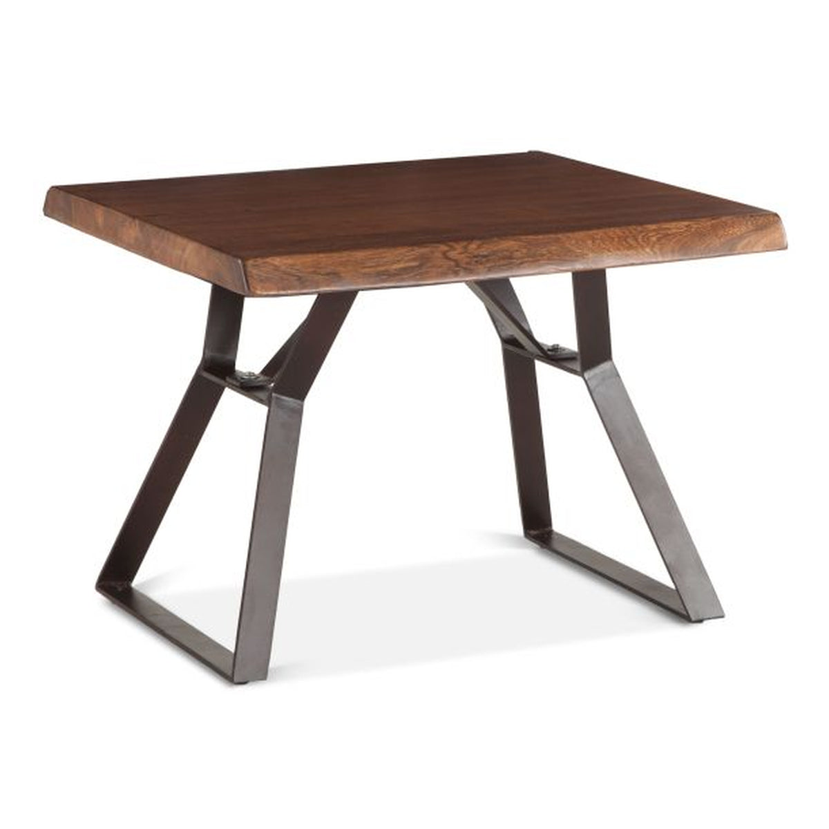 London Loft 23" Side Table in Walnut