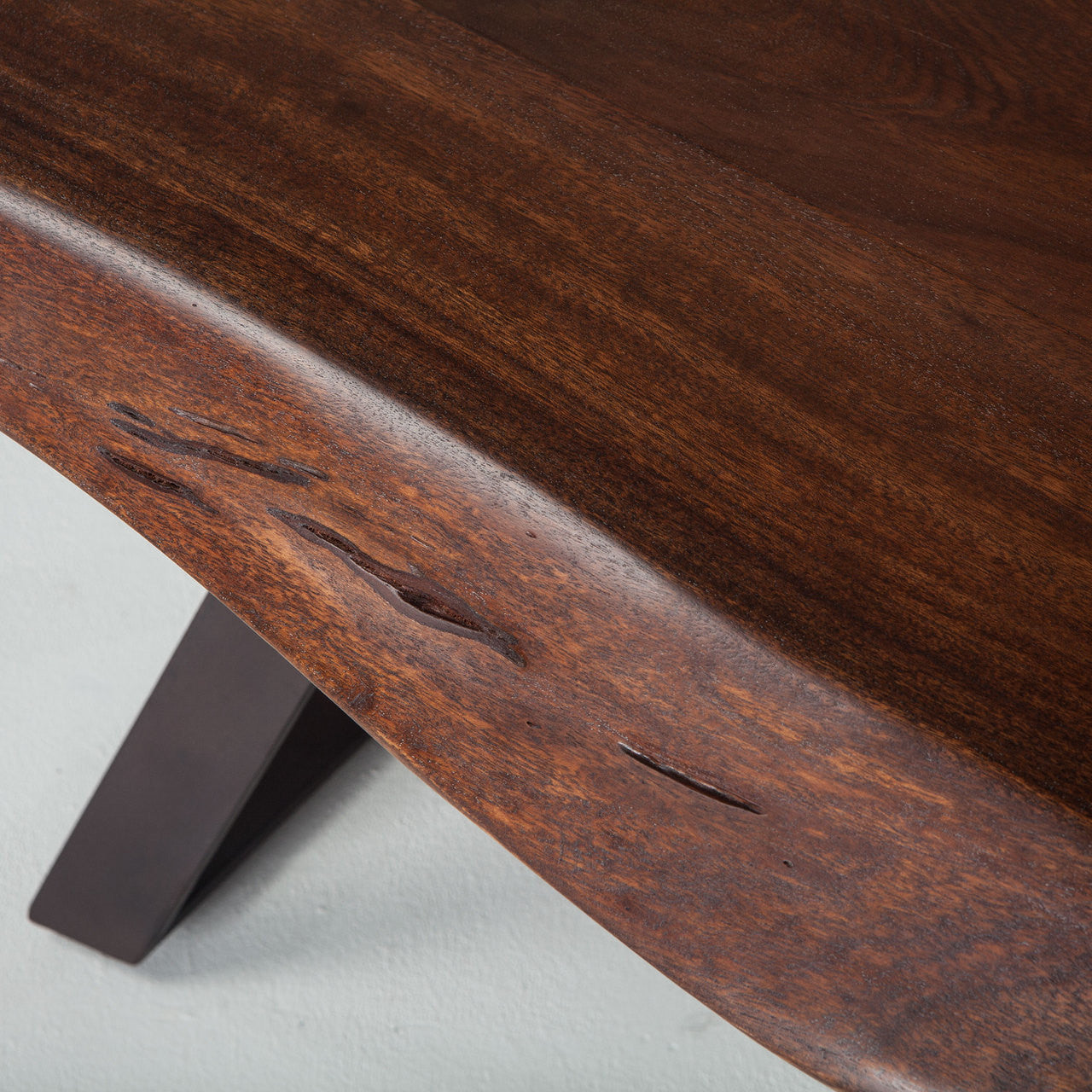 Brooklyn Loft Live Edge Dining Bench 72" 