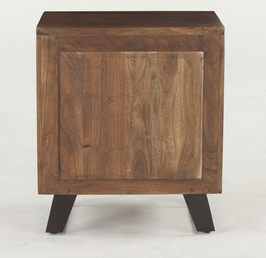 Brooklyn Loft Solid Wood 2 Drawer Nightstand