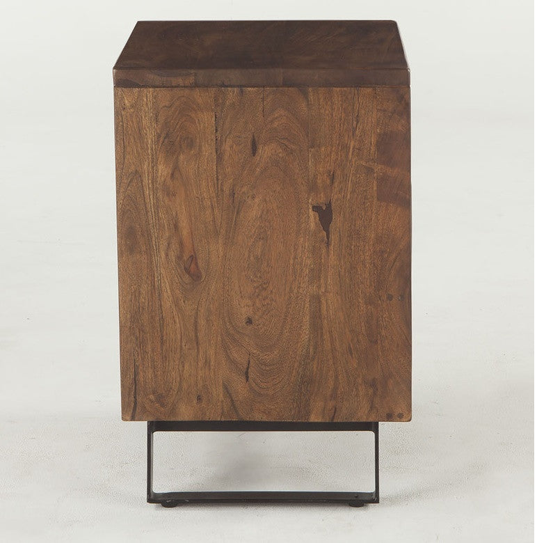 Brooklyn Loft Solid Wood 2 Drawer Nightstand