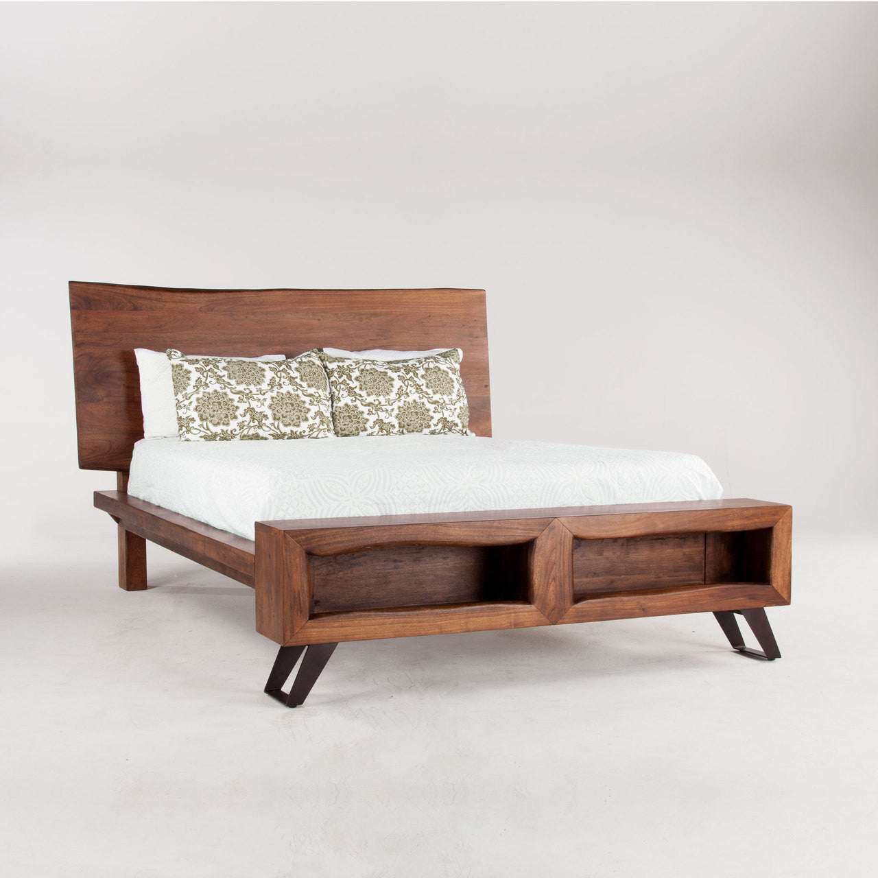 Brooklyn Loft Solid Wood Queen Platform Bed