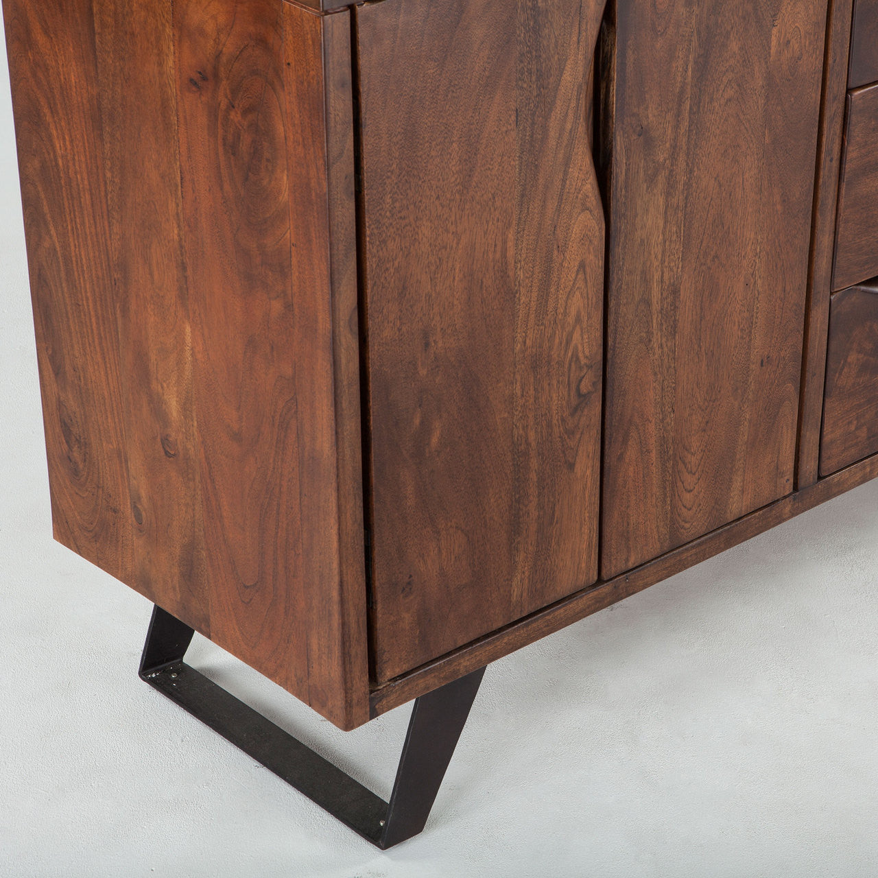 Brooklyn Loft Live Edge Solid Wood Sideboard 68"