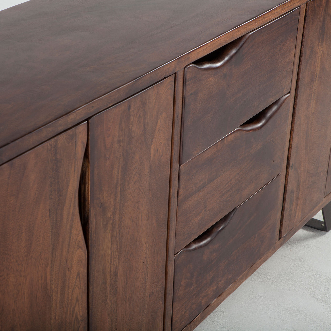 Brooklyn Loft Live Edge Solid Wood Sideboard 68"