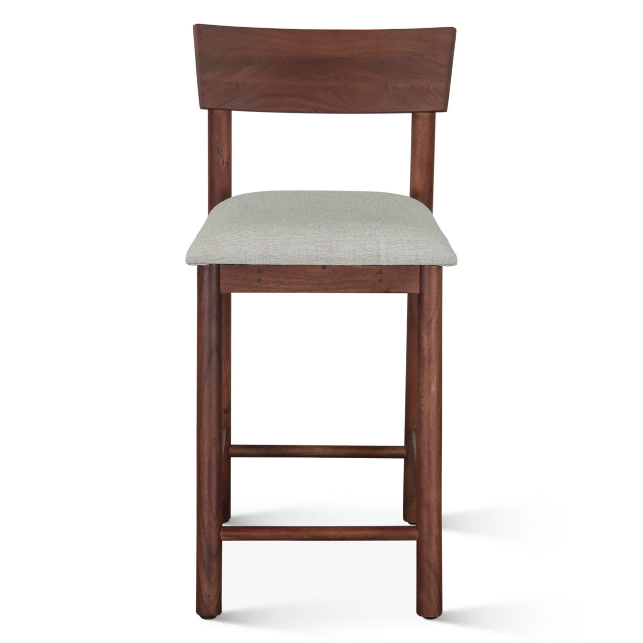 Lenox 18" Upholstered Counter Chair in Walnut